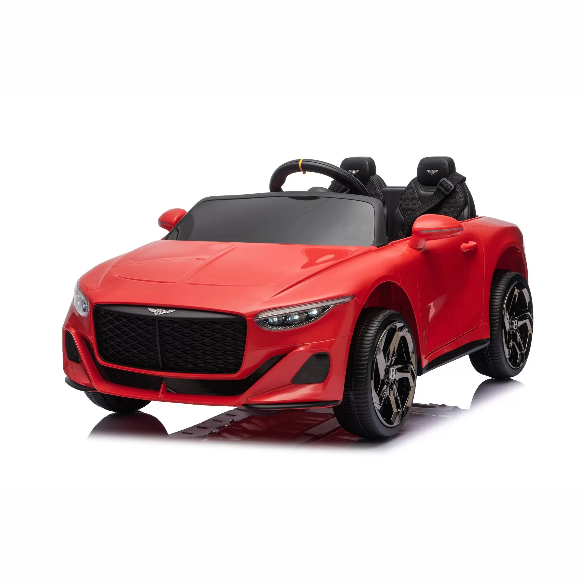 Official Licensed Bentley Continental GT Convertible 2-Seater Kids Ride-On Car with 2.4G Remote, Bluetooth Music & 6V/12V Upgrade