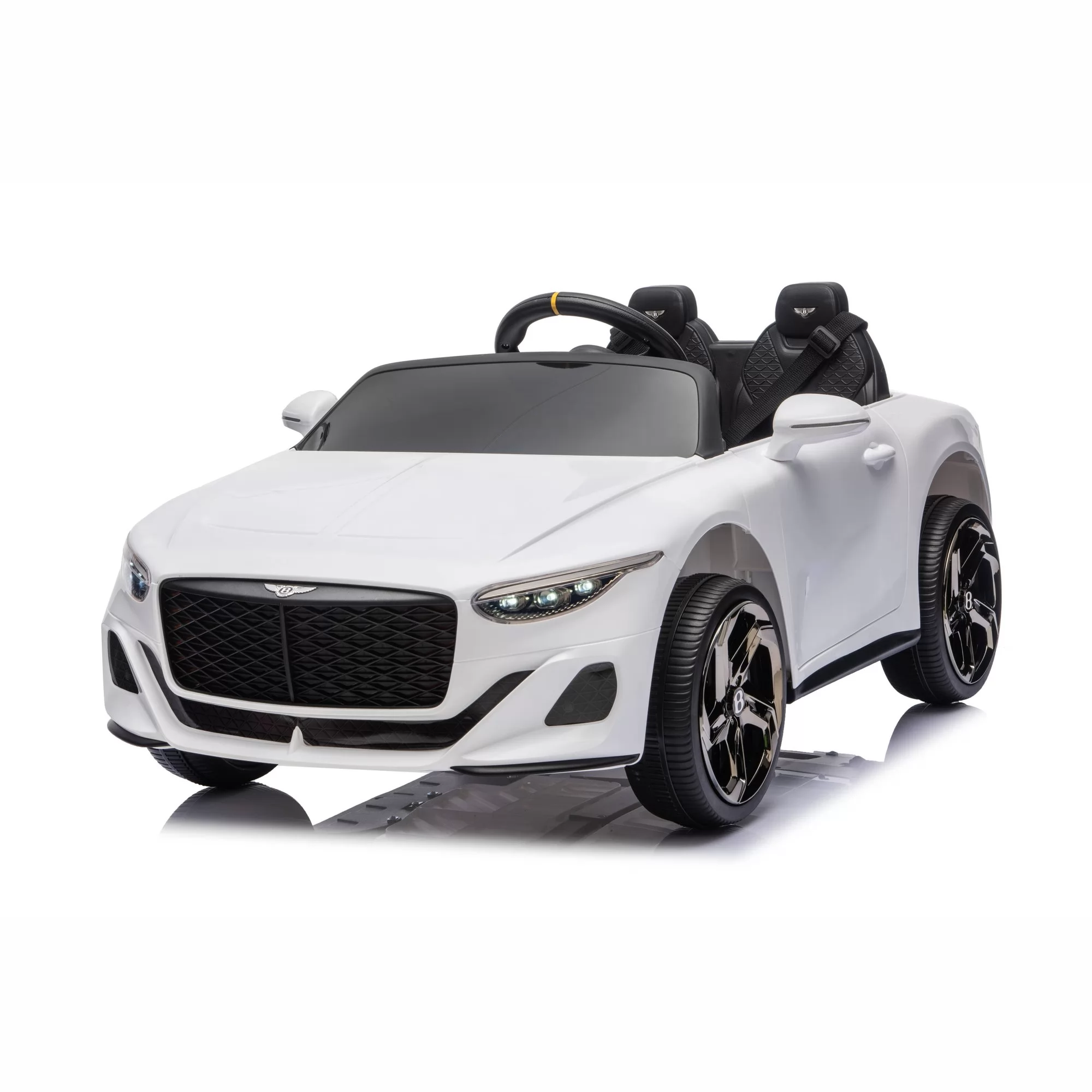 Official Licensed Bentley Continental GT Convertible 2-Seater Kids Ride-On Car with 2.4G Remote, Bluetooth Music & 6V/12V Upgrade