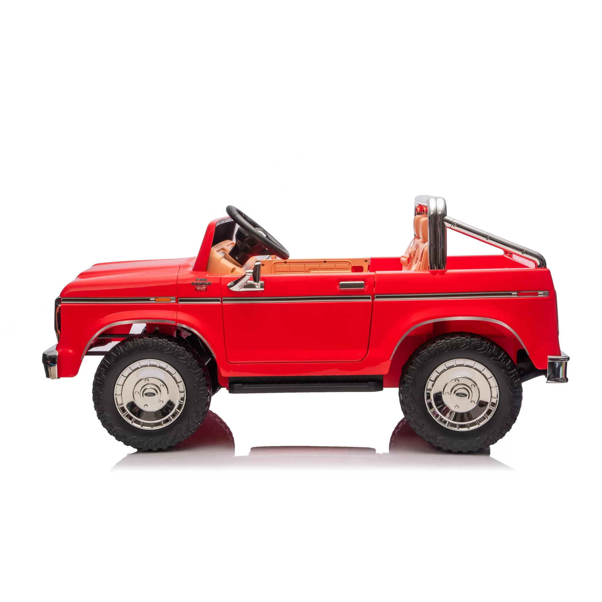 Official Licensed Classic Ford F-150 Kids Ride-On Truck 12V/24V with True Two-Seat Cabin, Bluetooth & 2.4G Remote