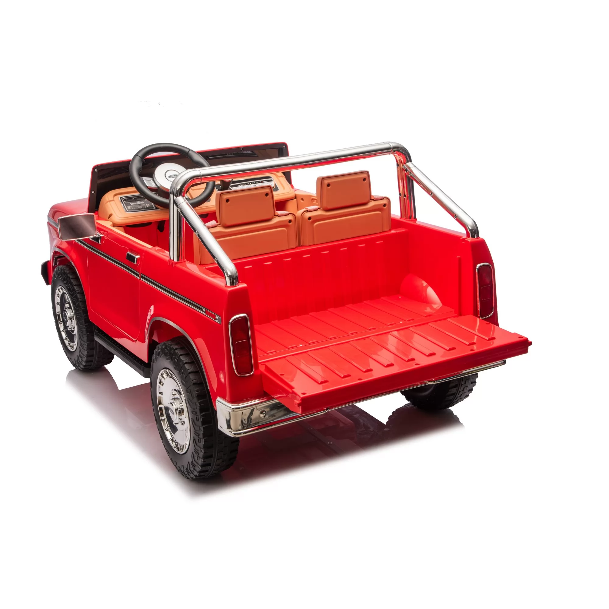 Official Licensed Classic Ford F-150 Kids Ride-On Truck 12V/24V with True Two-Seat Cabin, Bluetooth & 2.4G Remote
