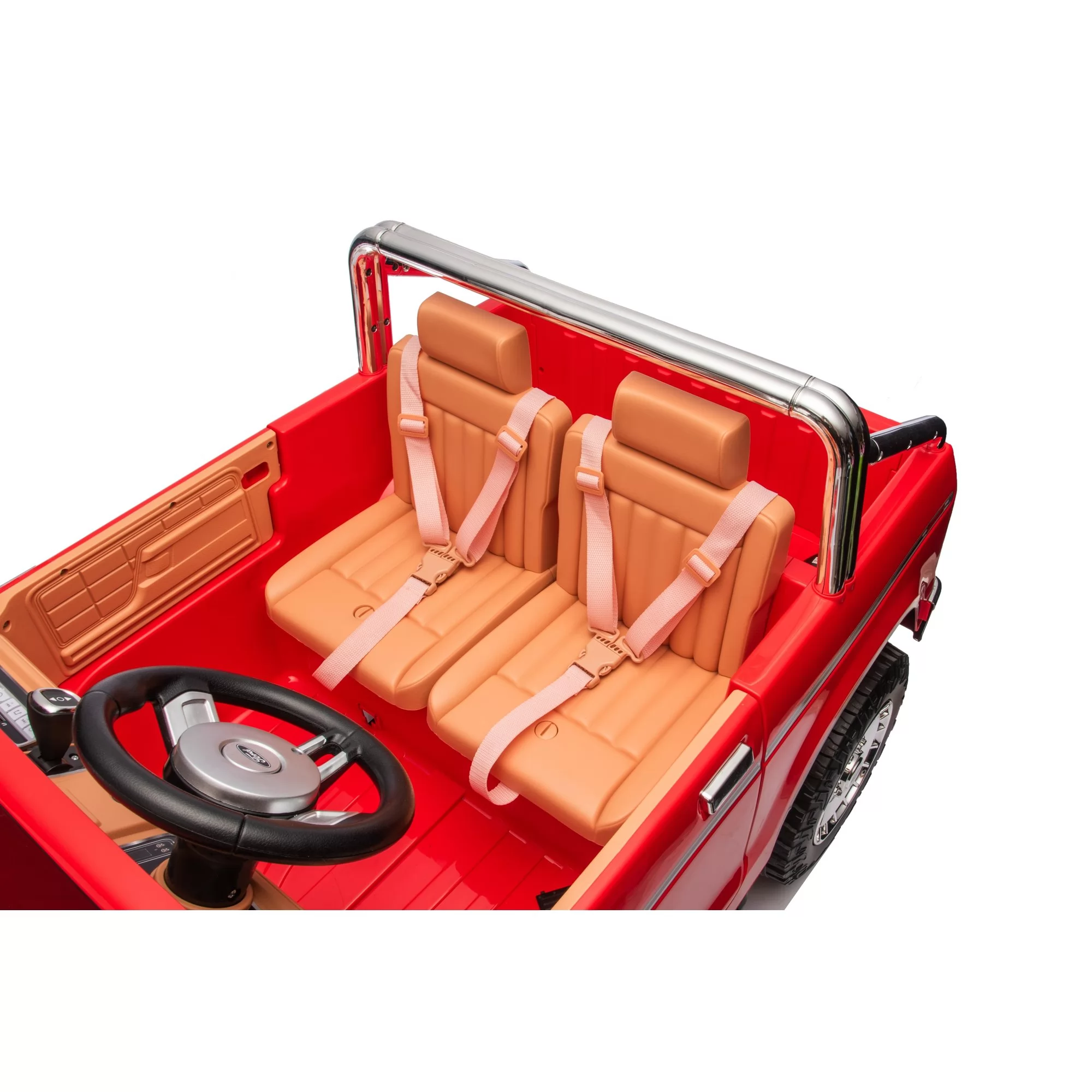 Official Licensed Classic Ford F-150 Kids Ride-On Truck 12V/24V with True Two-Seat Cabin, Bluetooth & 2.4G Remote