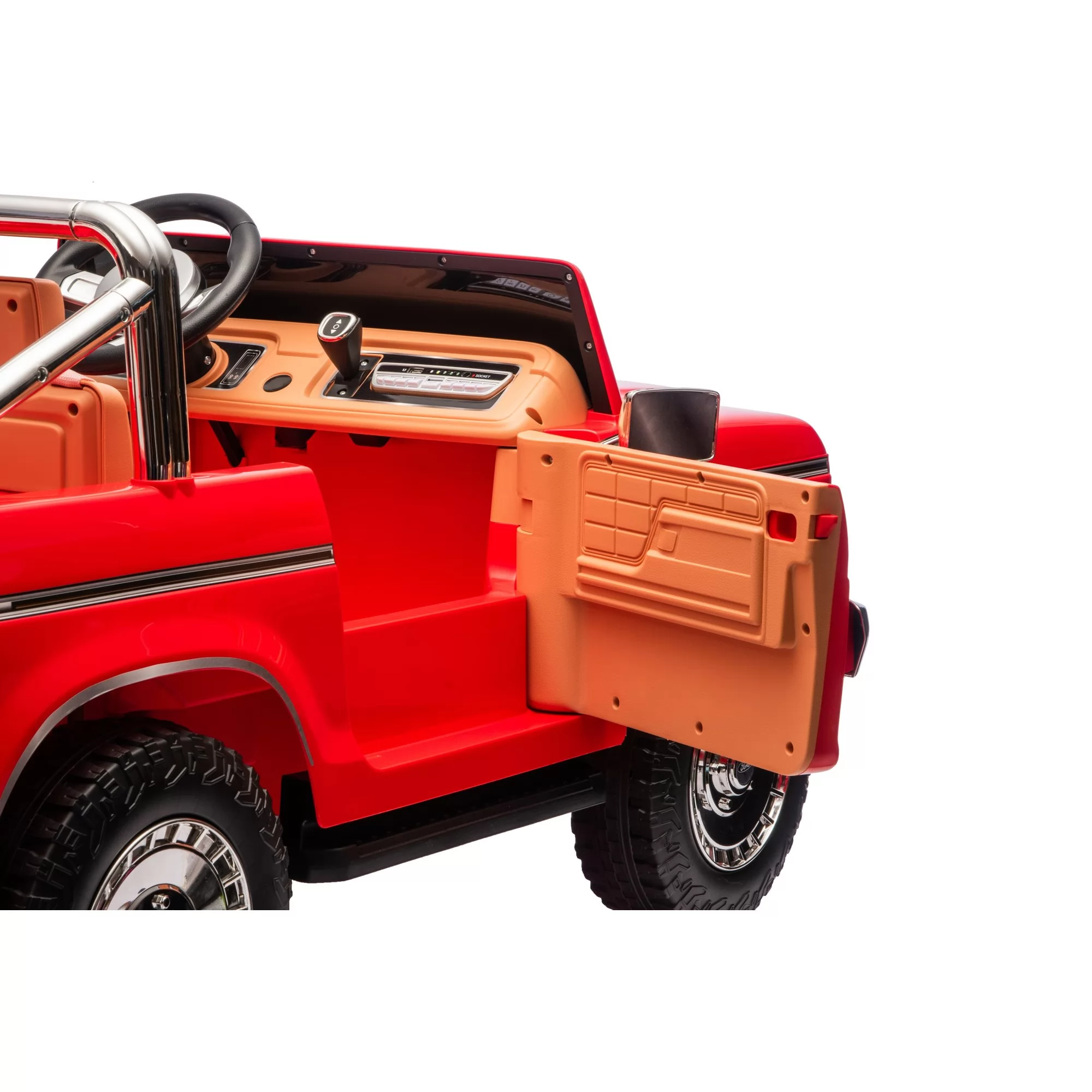 Official Licensed Classic Ford F-150 Kids Ride-On Truck 12V/24V with True Two-Seat Cabin, Bluetooth & 2.4G Remote