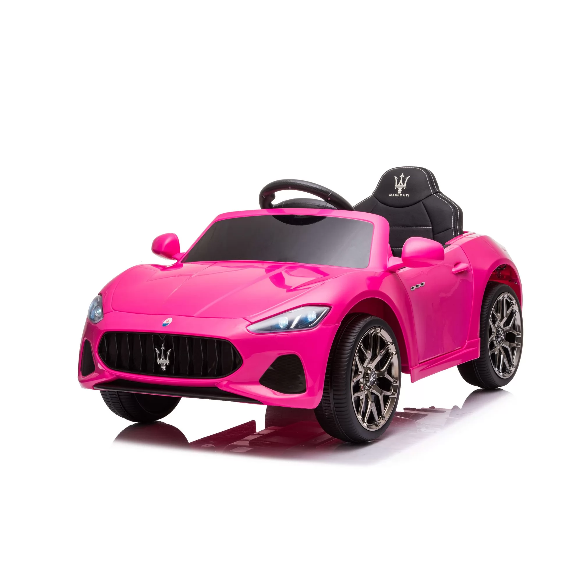 Official Licensed Maserati GLi Kids Ride-On Car 6V/12V with 2.4G Remote, Trolley Handle & Bluetooth