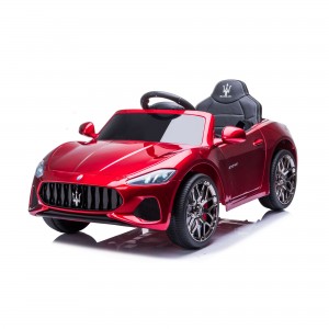 Official Licensed Maserati GLi Kids Ride-On Car 6V/12V with 2.4G Remote, Trolley Handle & Bluetooth
