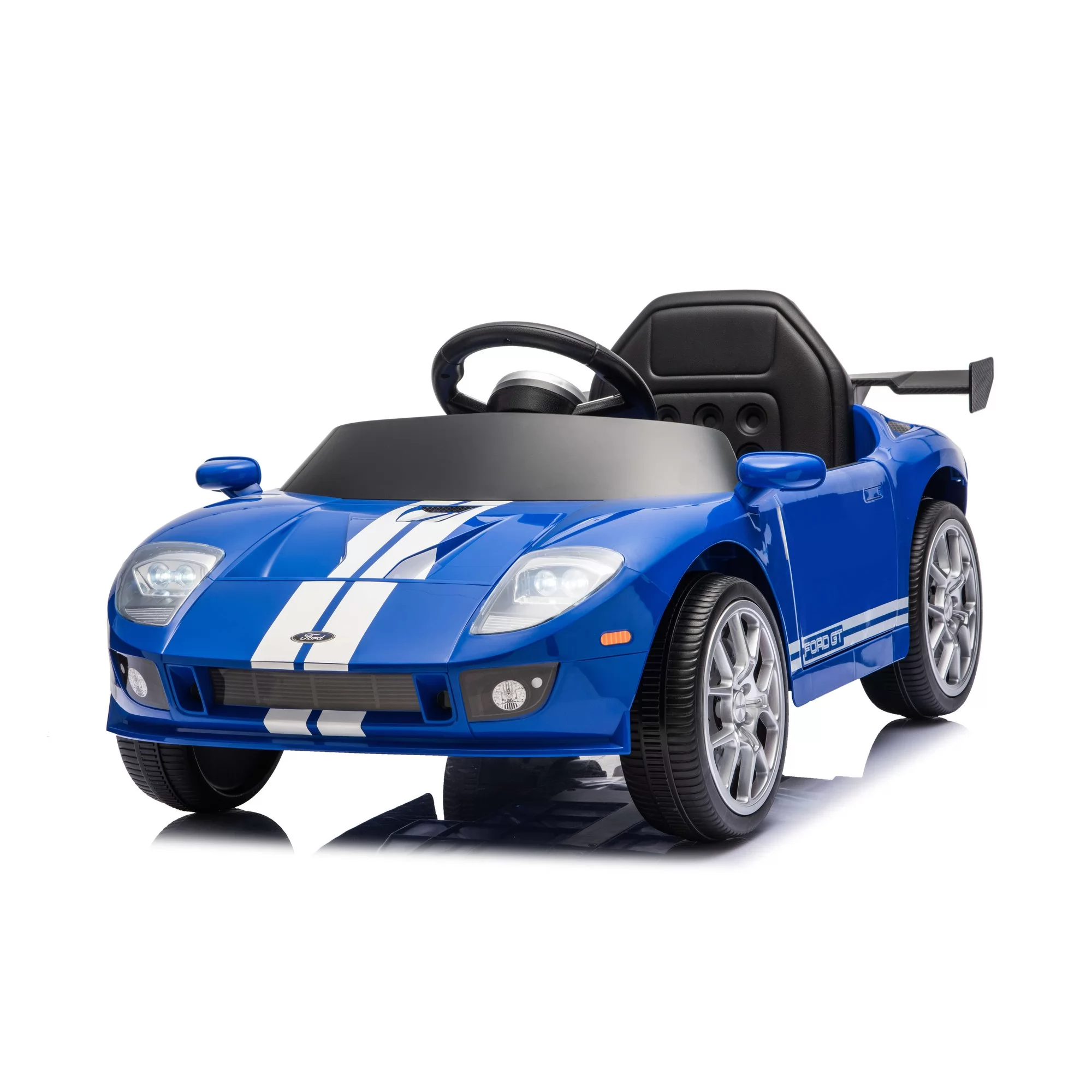 Official Licensed Ford GT Kids Ride-On Car 6V/12V Supercar with Racing Stripes, Rear Wing & 2.4G Remote