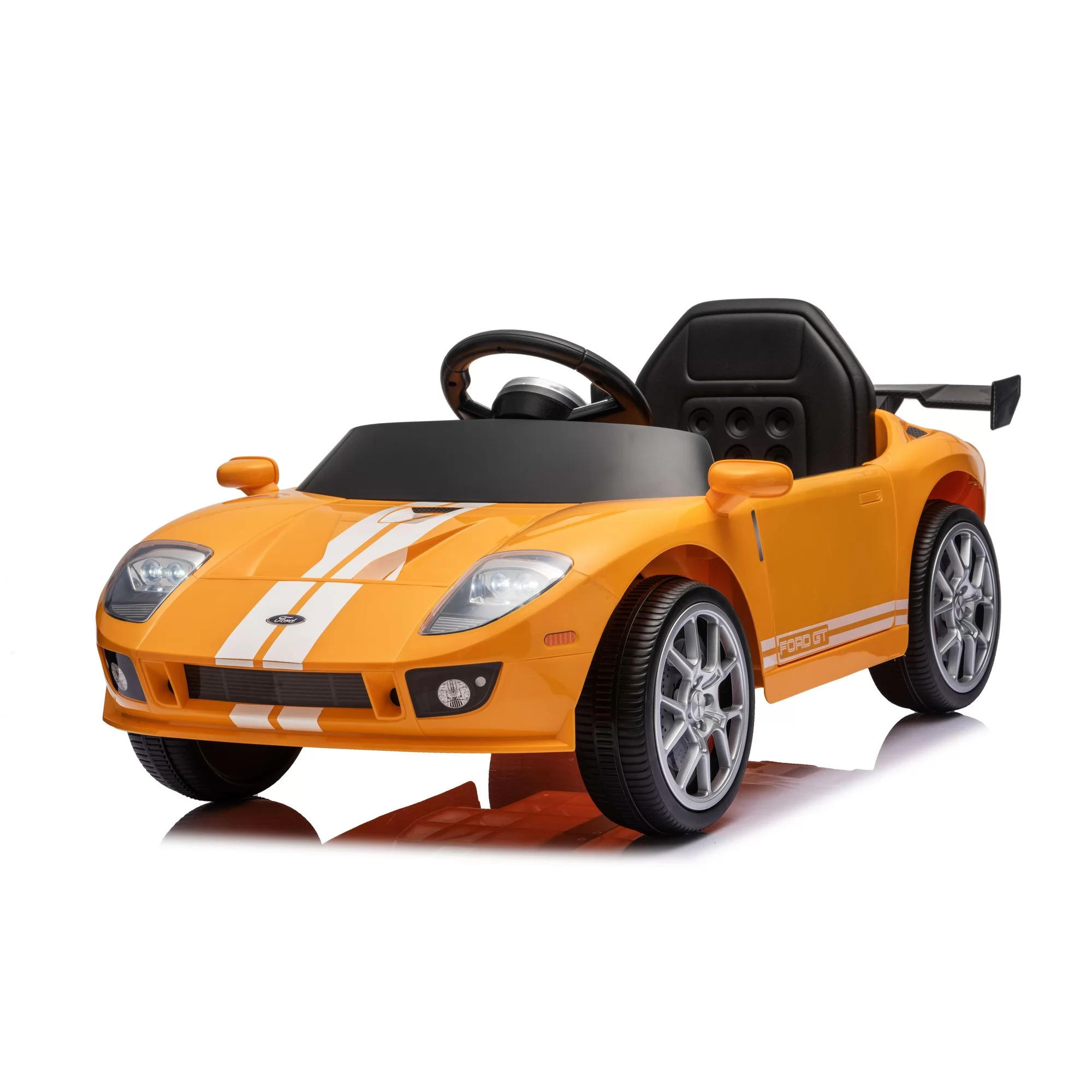 Official Licensed Ford GT Kids Ride-On Car 6V/12V Supercar with Racing Stripes, Rear Wing & 2.4G Remote
