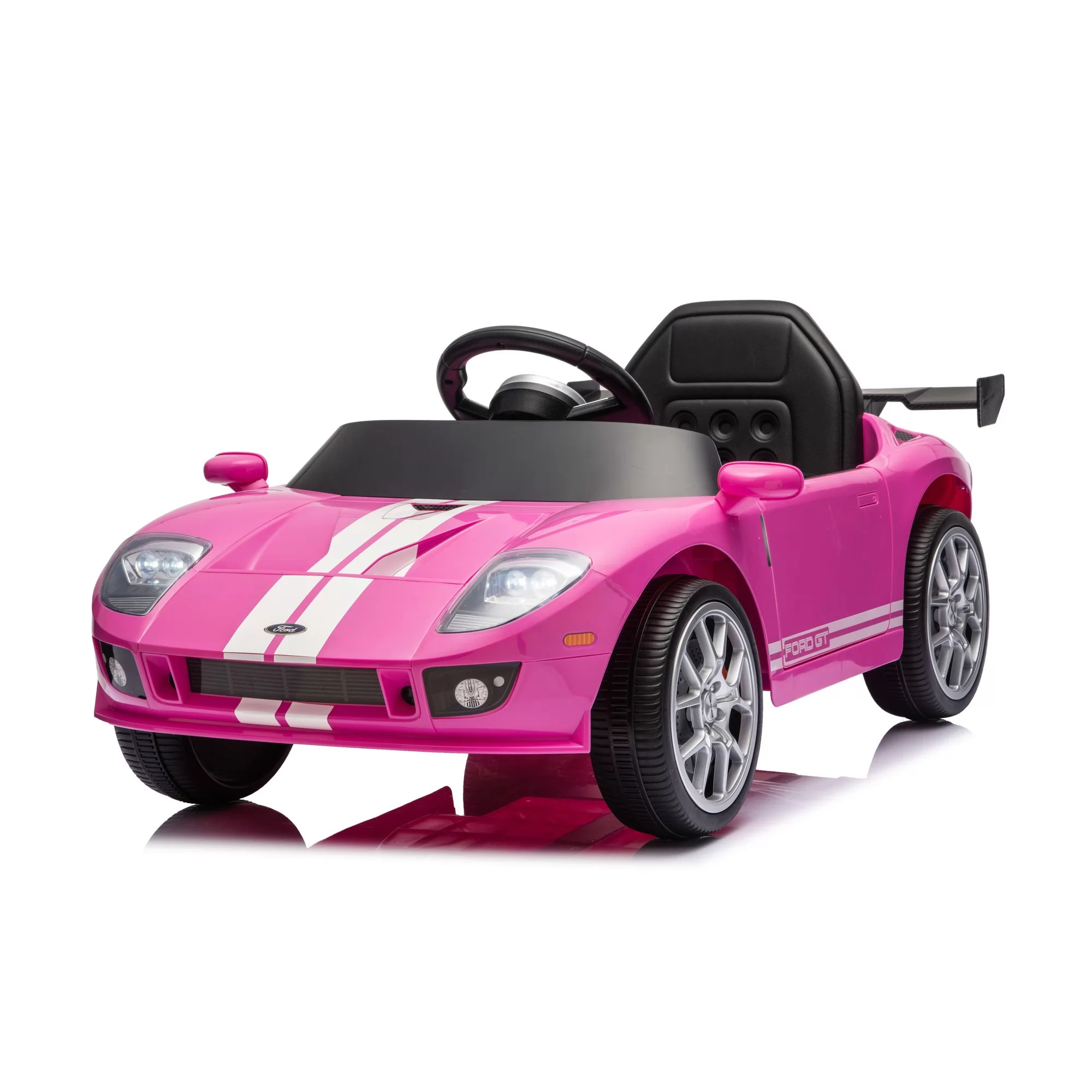 Official Licensed Ford GT Kids Ride-On Car 6V/12V Supercar with Racing Stripes, Rear Wing & 2.4G Remote