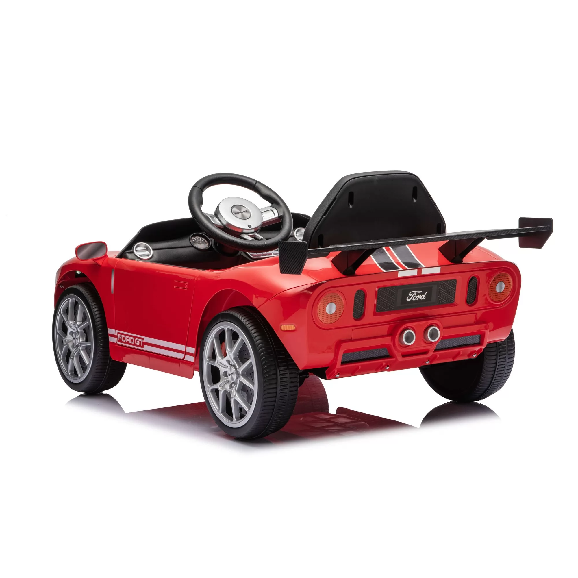 Official Licensed Ford GT Kids Ride-On Car 6V/12V Supercar with Racing Stripes, Rear Wing & 2.4G Remote