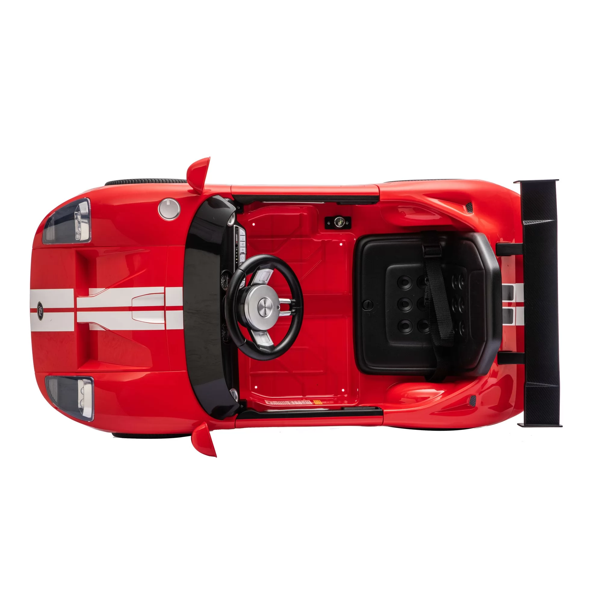 Official Licensed Ford GT Kids Ride-On Car 6V/12V Supercar with Racing Stripes, Rear Wing & 2.4G Remote