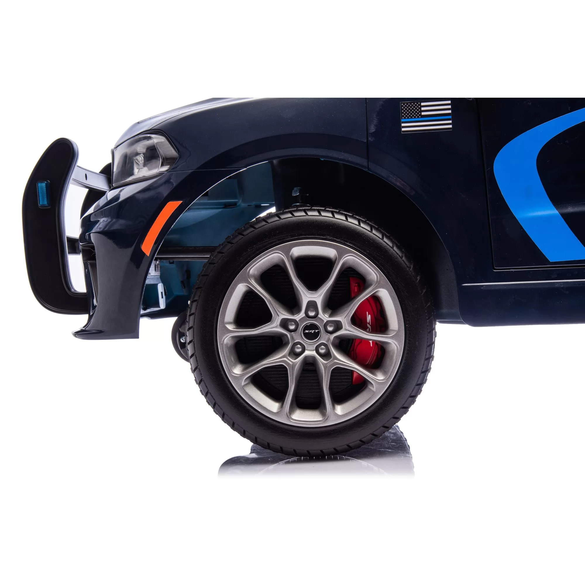 Dodge Durango Licensed 12V Kids Ride-On Car with 2.4G Remote, MP3 & Police Edition