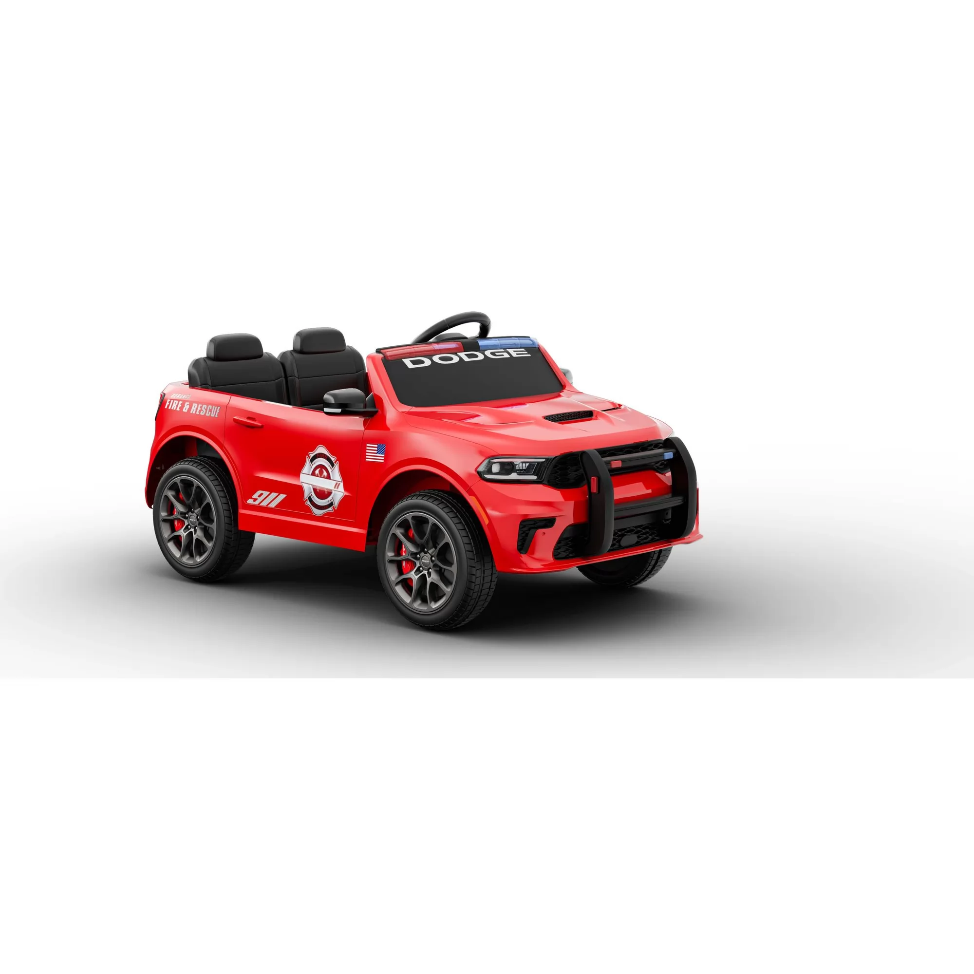 Dodge Durango Licensed 12V Kids Ride-On Car with 2.4G Remote, MP3 & Police Edition