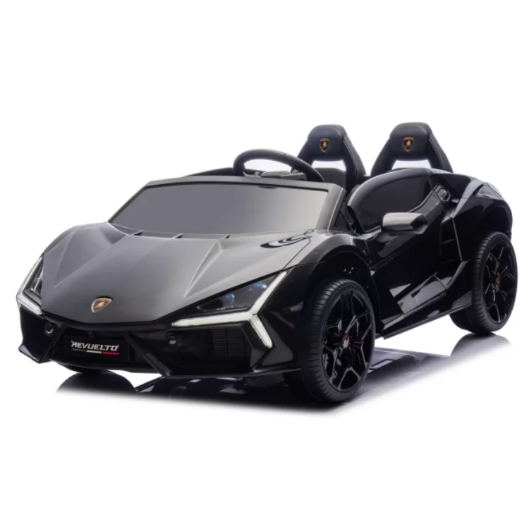 Official Licensed Lamborghini Revuelto Kids Ride-On Car 12V with 2.4G Remote, Hydraulic Scissor Doors & Two Seats