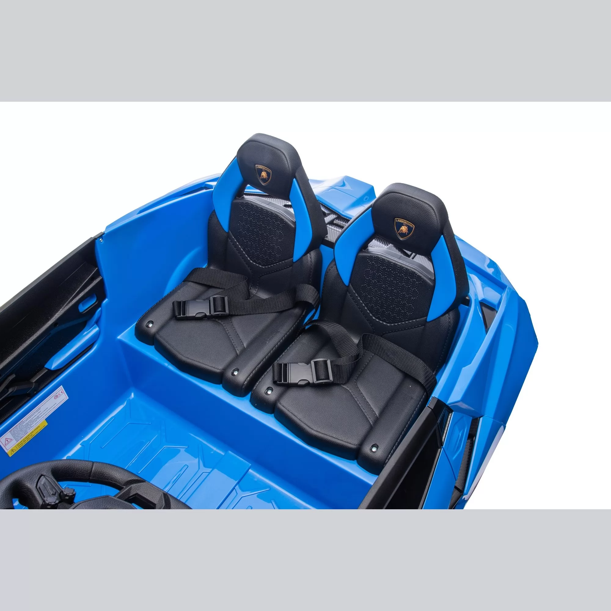 Official Licensed Lamborghini Revuelto Kids Ride-On Car 12V with 2.4G Remote, Hydraulic Scissor Doors & Two Seats