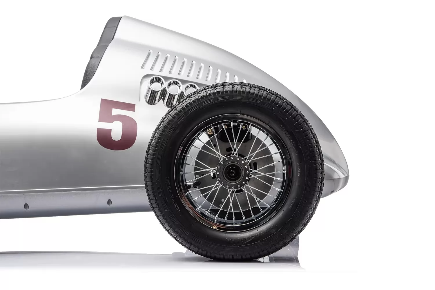 CHITUO CL-SHY4900 Licensed Audi Typ D Kids Vintage Race Car — 24V 350W Electric