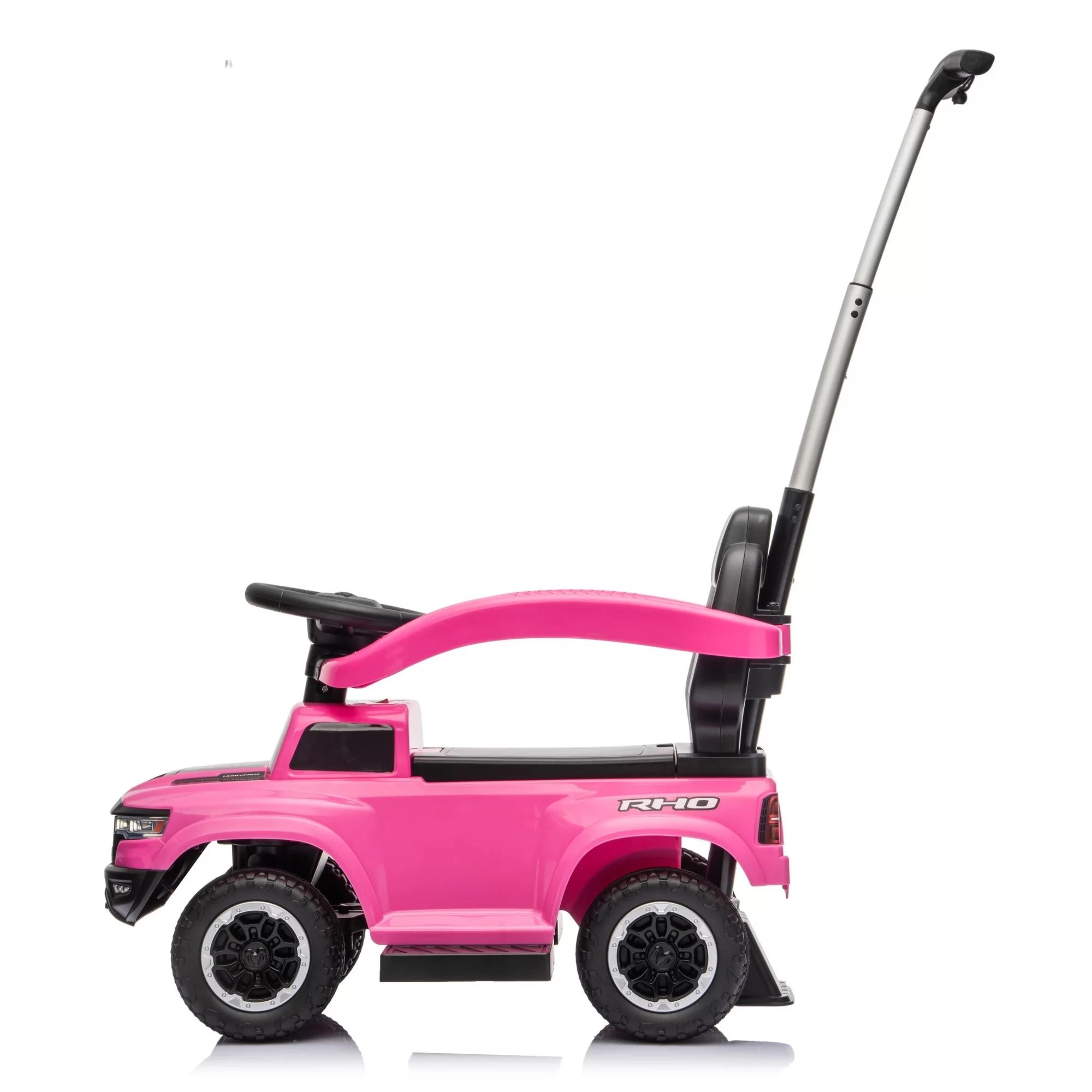 Licensed Dodge Ram 1500 RHO Kids Push Car with Adjustable Parent Handle