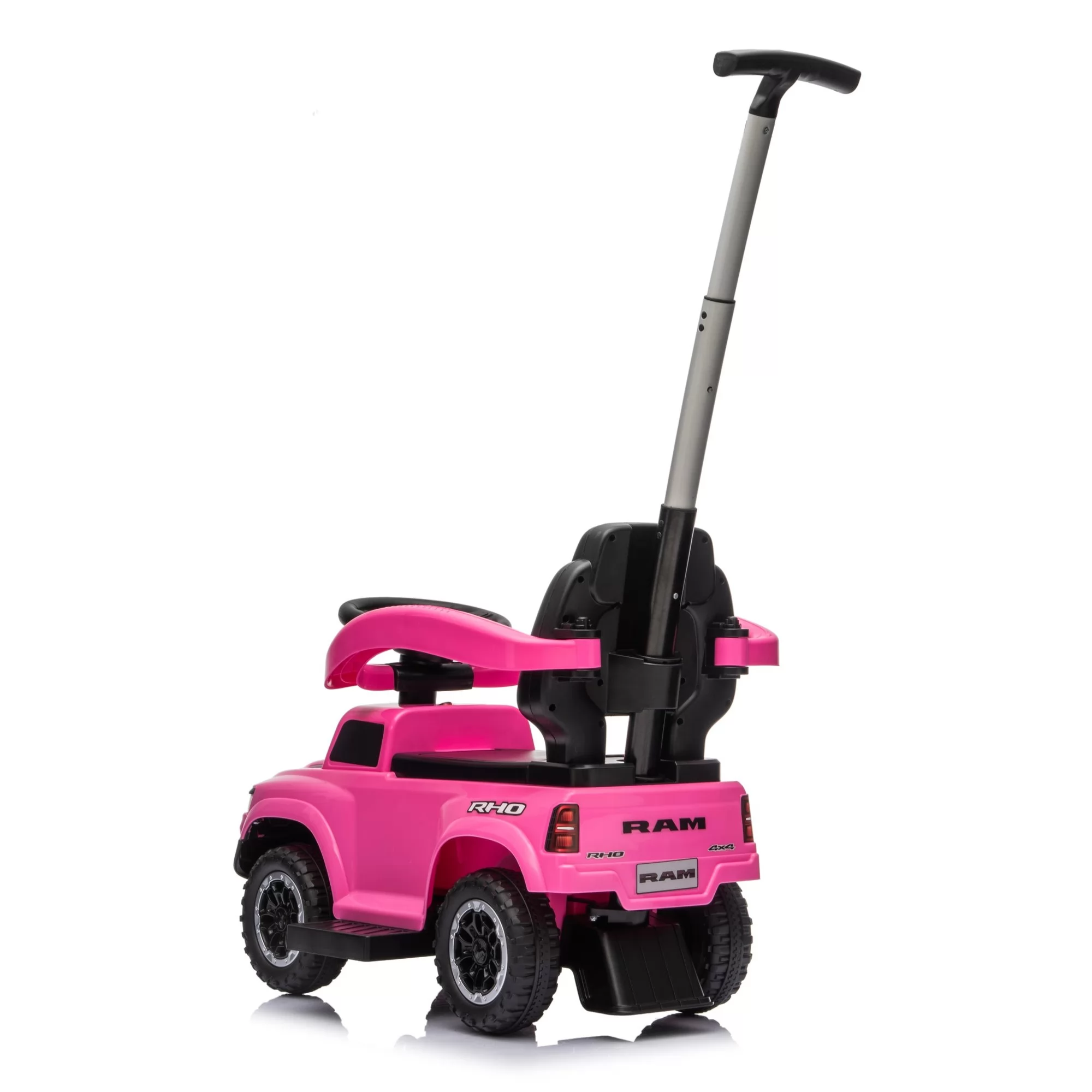 Licensed Dodge Ram 1500 RHO Kids Push Car with Adjustable Parent Handle