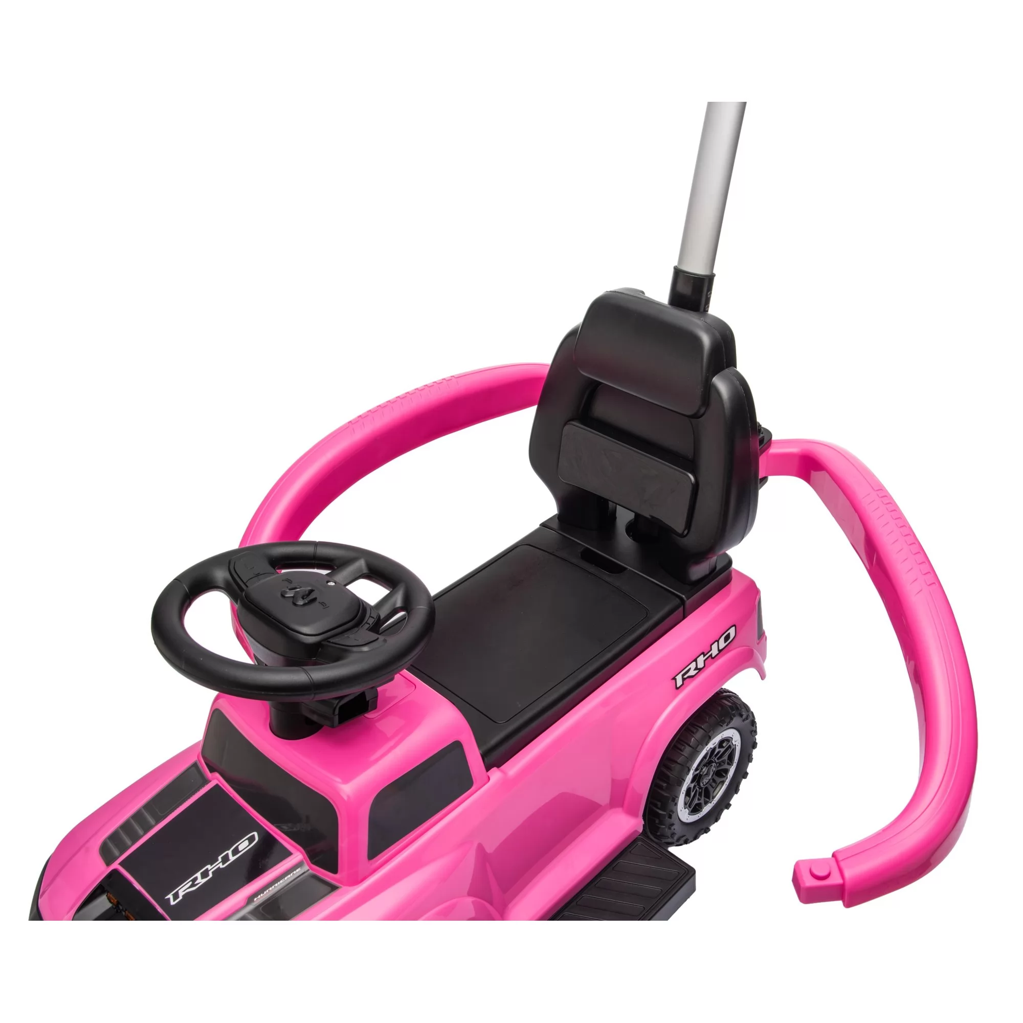 Licensed Dodge Ram 1500 RHO Kids Push Car with Adjustable Parent Handle