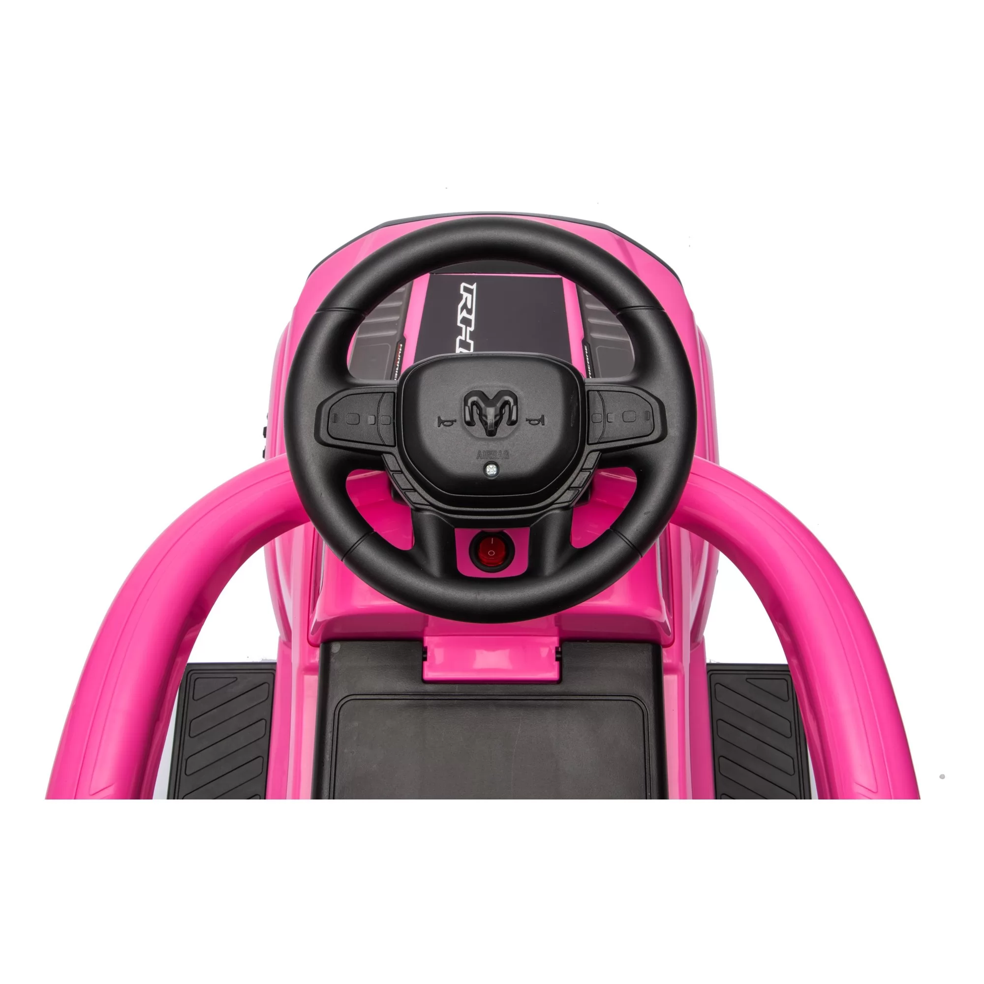 Licensed Dodge Ram 1500 RHO Kids Push Car with Adjustable Parent Handle