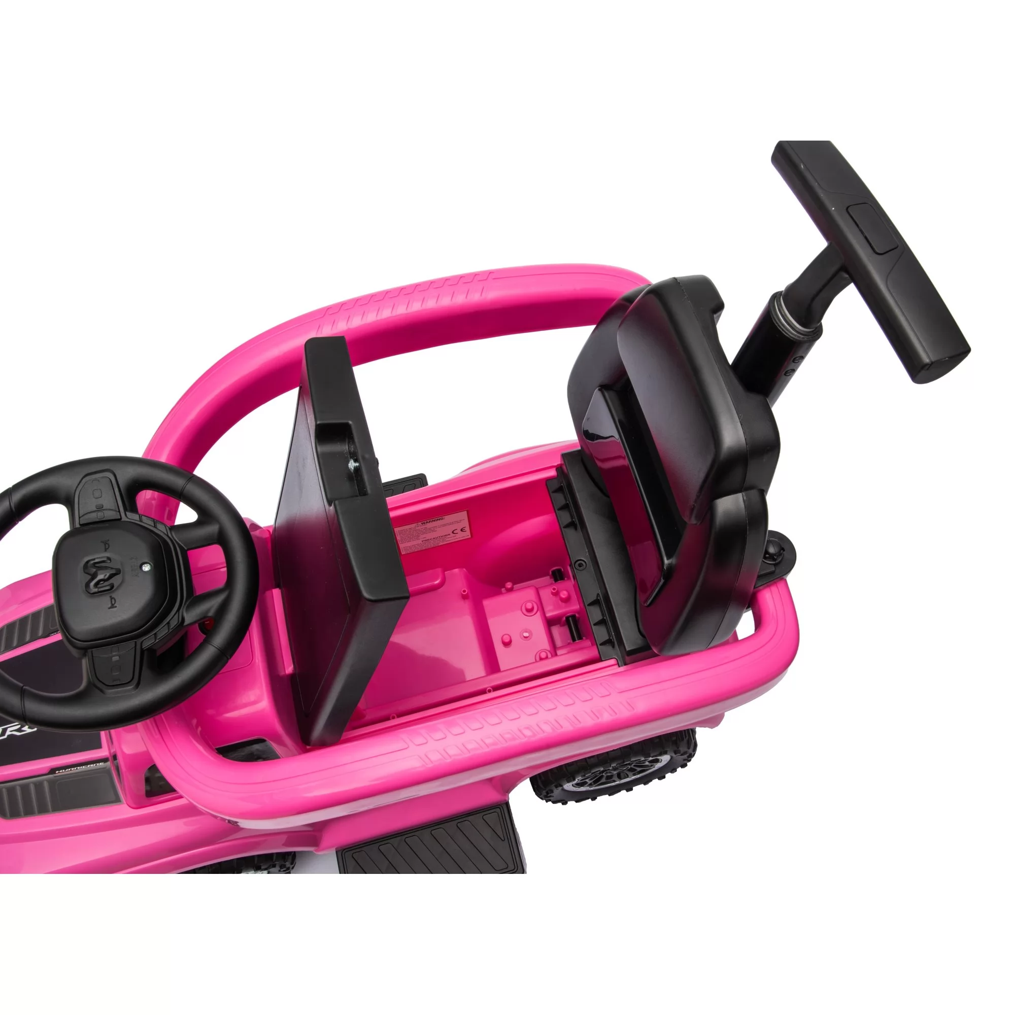 Licensed Dodge Ram 1500 RHO Kids Push Car with Adjustable Parent Handle