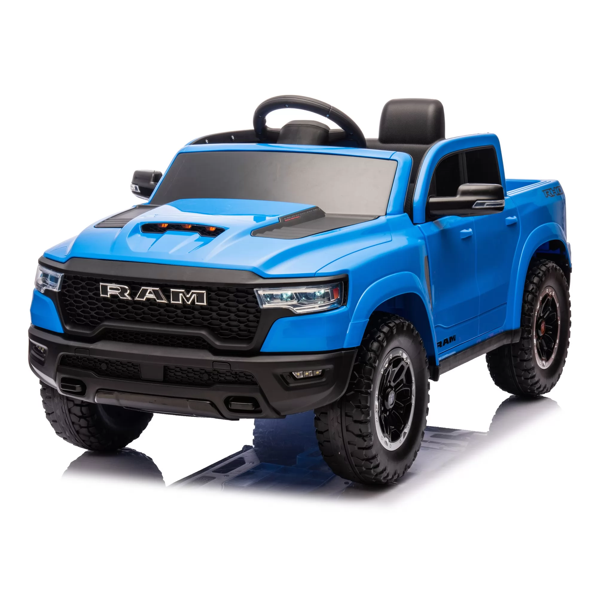 Licensed Dodge Ram 1500 RHO 12V Kids Ride On Car with 2.4G Remote Control