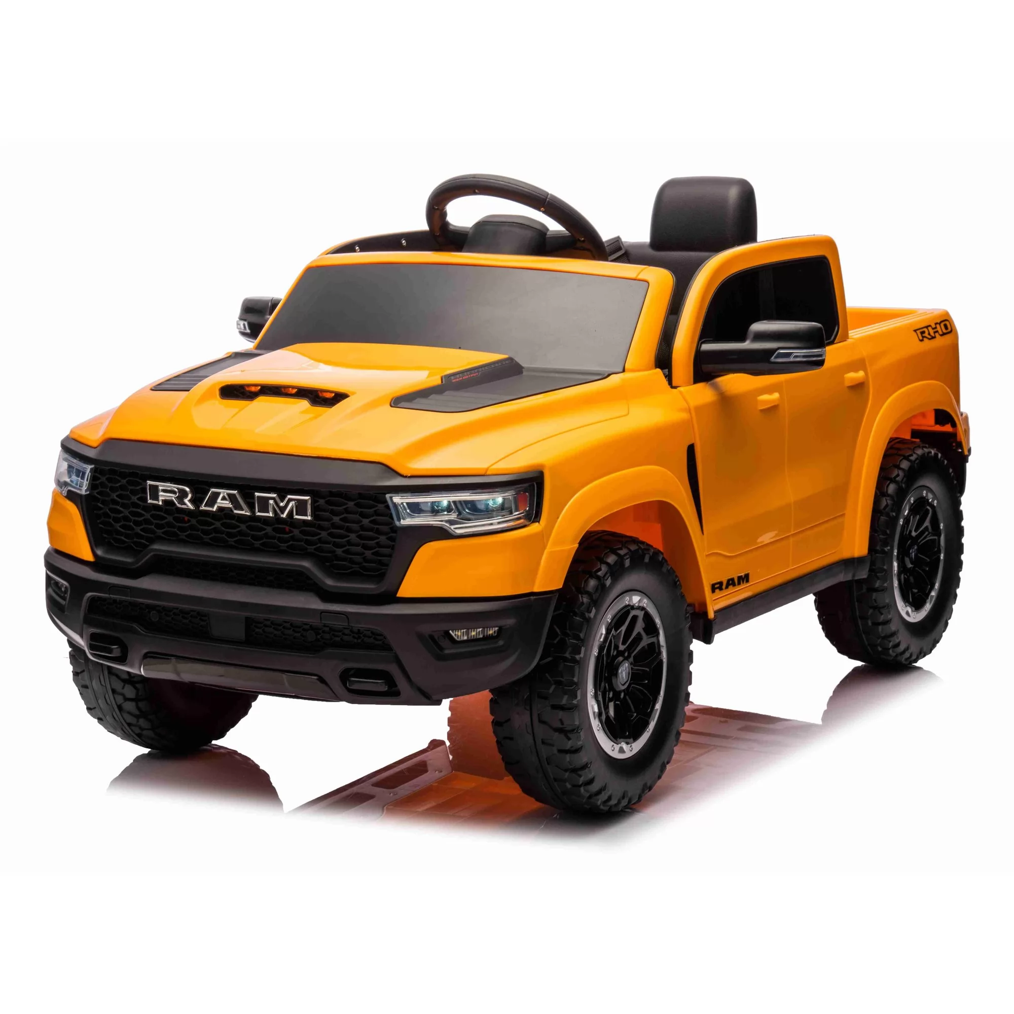 Licensed Dodge Ram 1500 RHO 12V Kids Ride On Car with 2.4G Remote Control