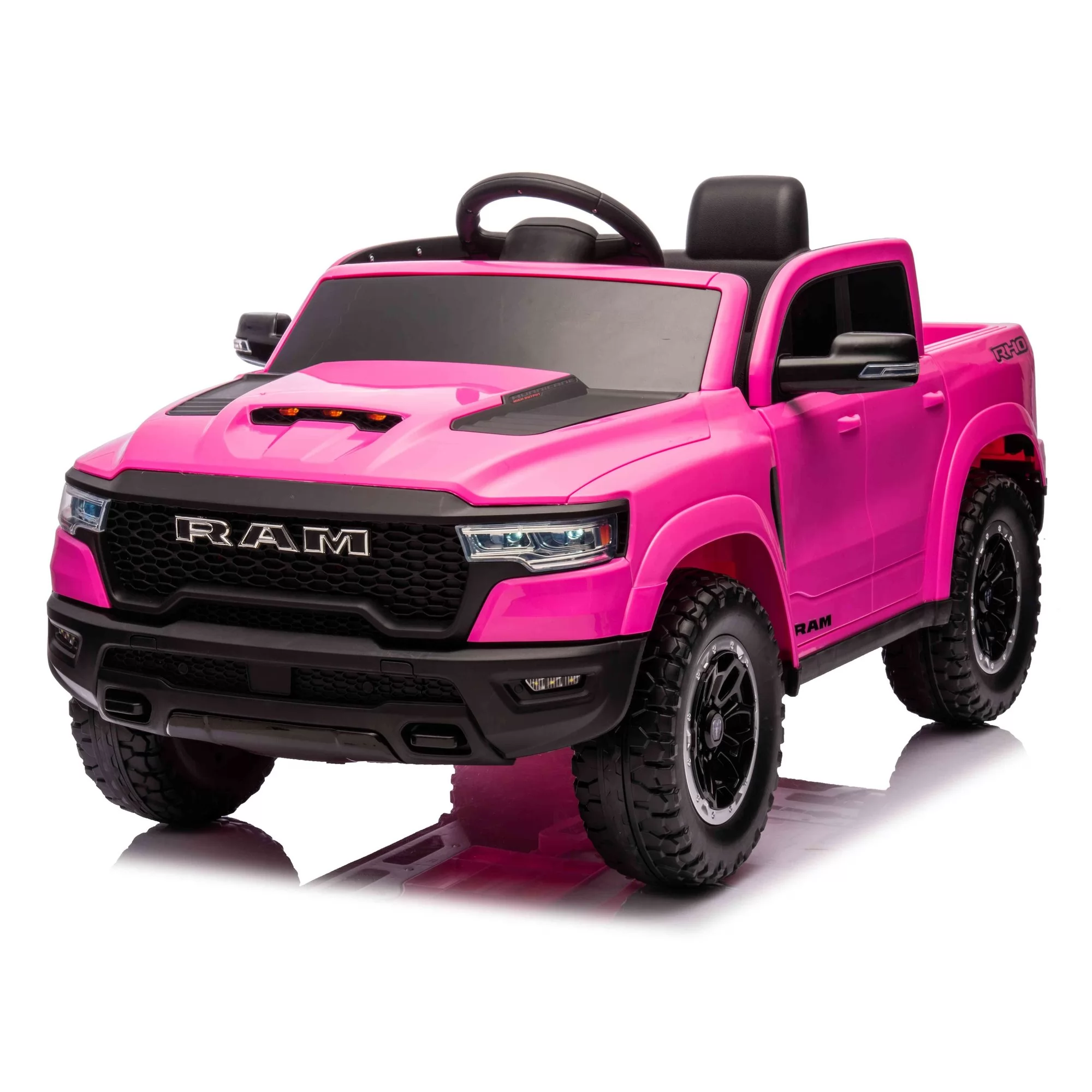 Licensed Dodge Ram 1500 RHO 12V Kids Ride On Car with 2.4G Remote Control