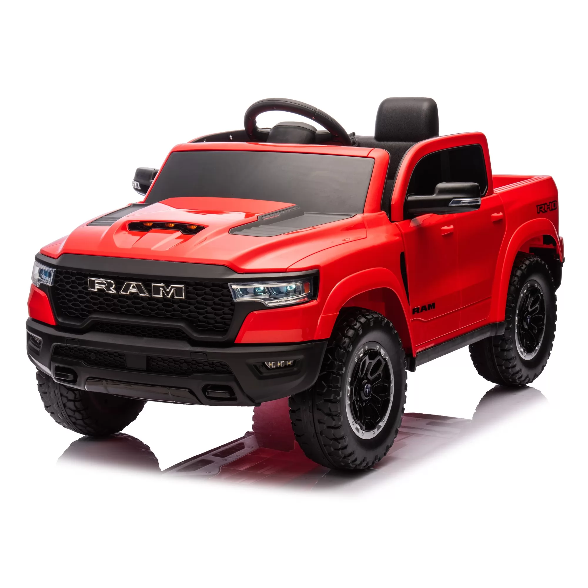 Licensed Dodge Ram 1500 RHO 12V Kids Ride On Car with 2.4G Remote Control