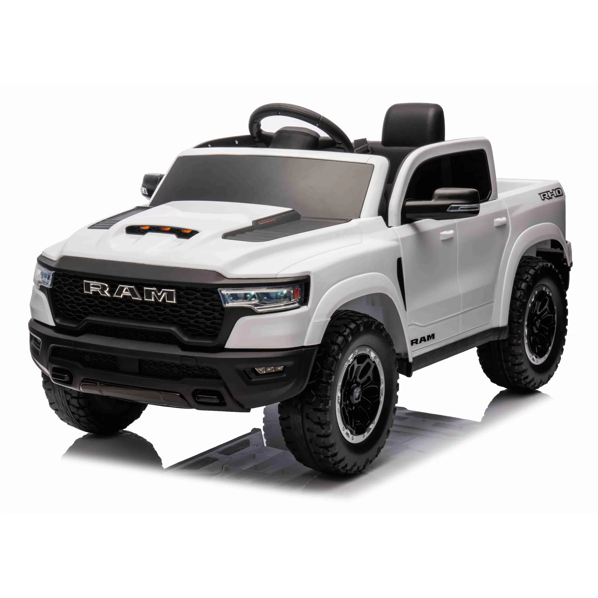 Licensed Dodge Ram 1500 RHO 12V Kids Ride On Car with 2.4G Remote Control