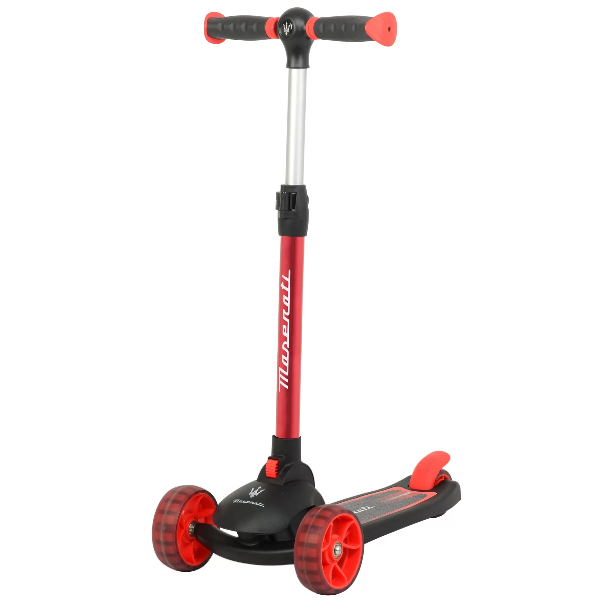 Official Licensed Maserati 2-in-1 Kids Scooter with Flip-Out Seat & Height-Adjustable T-Bar