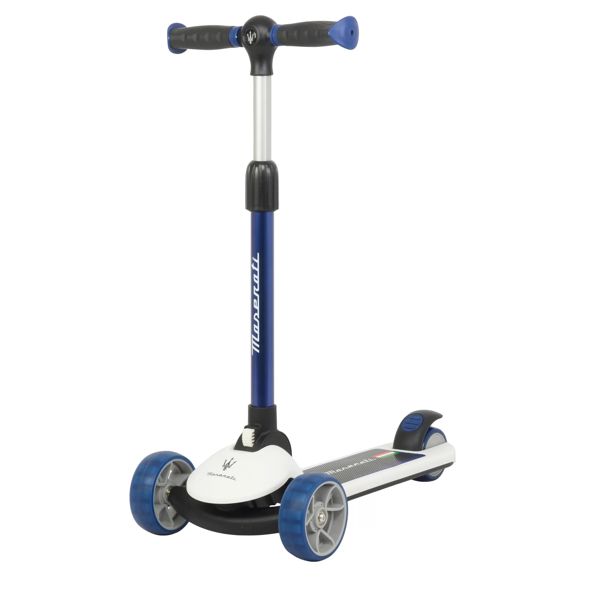 Official Licensed Maserati Foldable 2-in-1 Kids Scooter with Flip-Out Seat & Foldable Handlebar