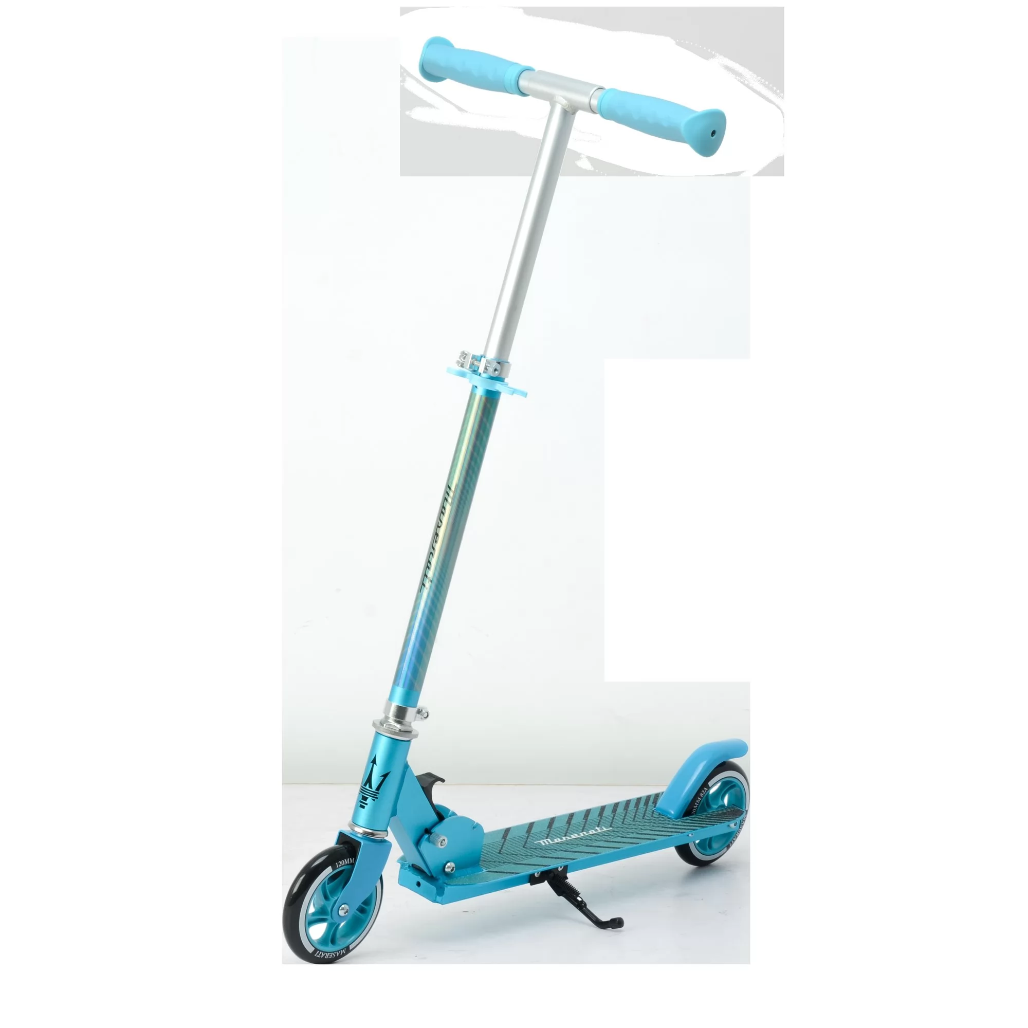 Official Licensed Maserati Folding Kick Scooter for Kids — 2-Wheel, Adjustable Height T-Bar & Rear Fender Brake (Ages 5+)