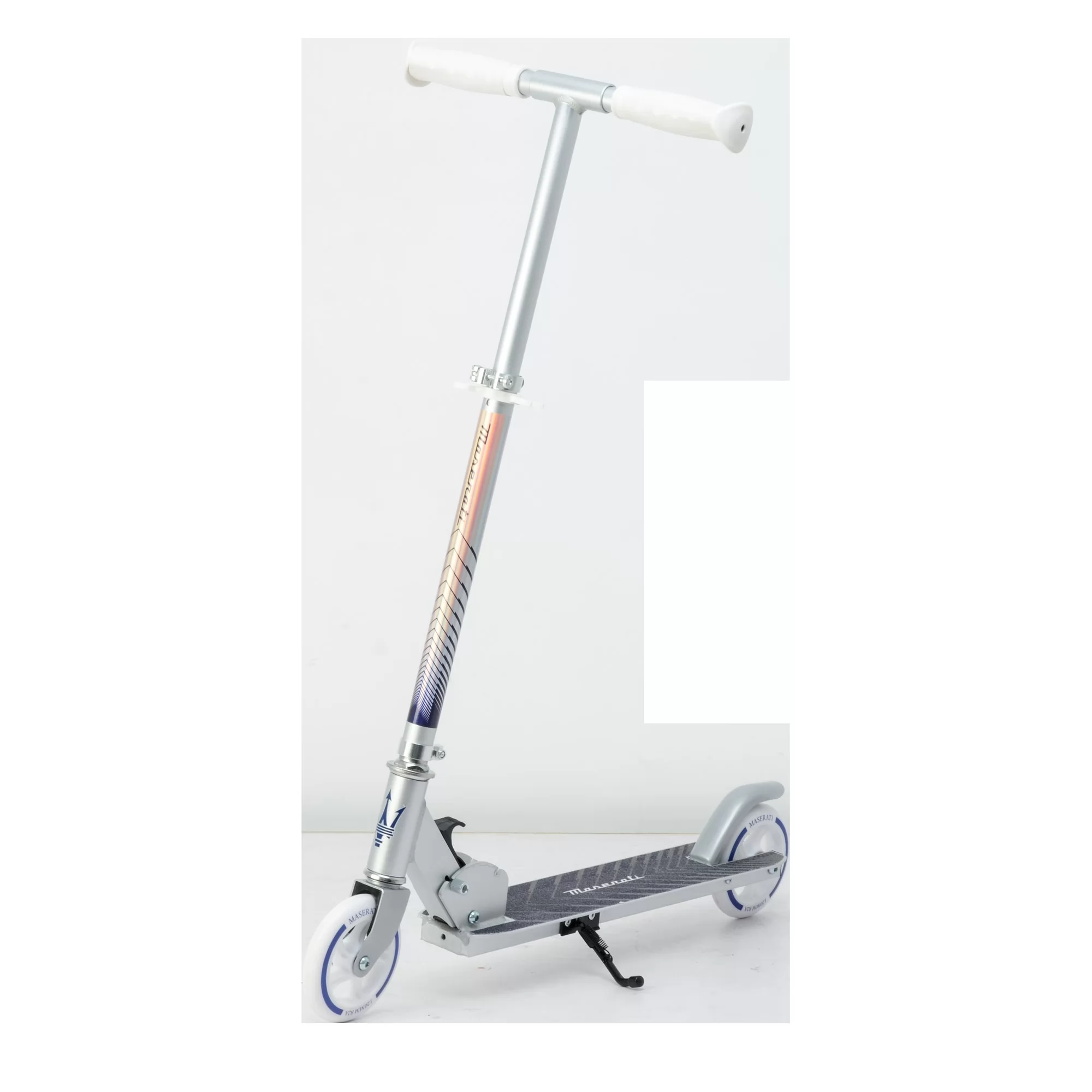 Official Licensed Maserati Folding Kick Scooter for Kids — 2-Wheel, Adjustable Height T-Bar & Rear Fender Brake (Ages 5+)