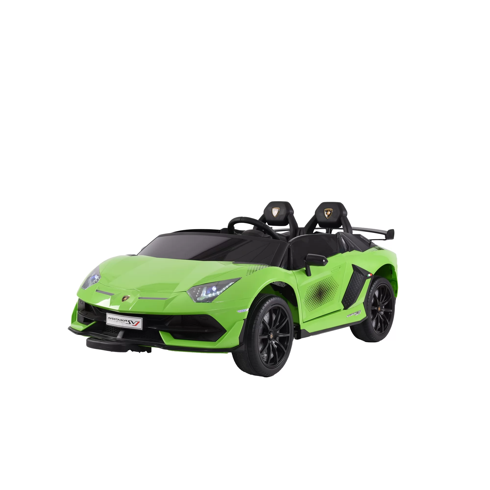 Official Licensed Lamborghini Aventador SVJ Roadster Kids Ride-On Car 12V/24V with Scissor Doors and 2.4G Remote