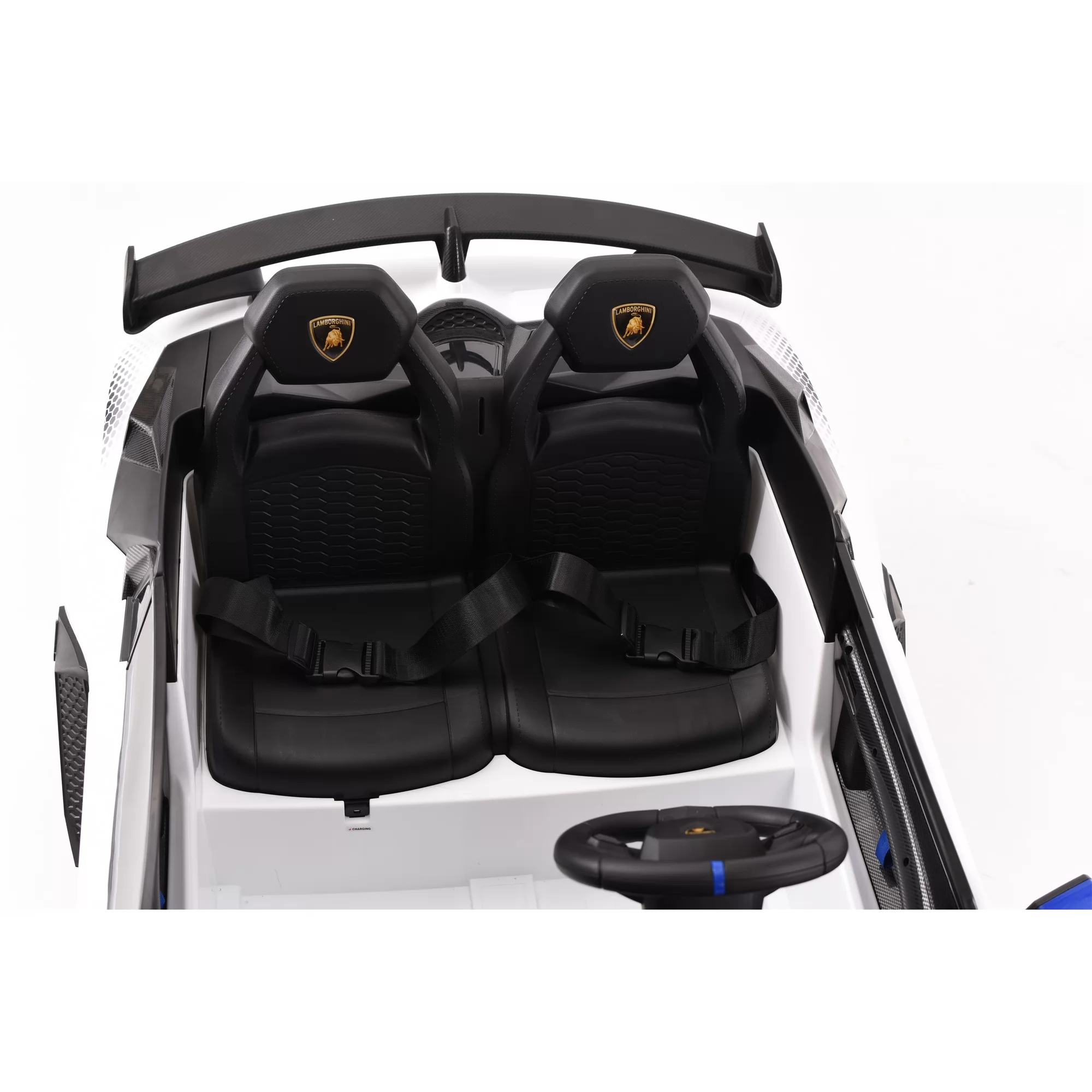 Official Licensed Lamborghini Aventador SVJ Roadster Kids Ride-On Car 12V/24V with Scissor Doors and 2.4G Remote