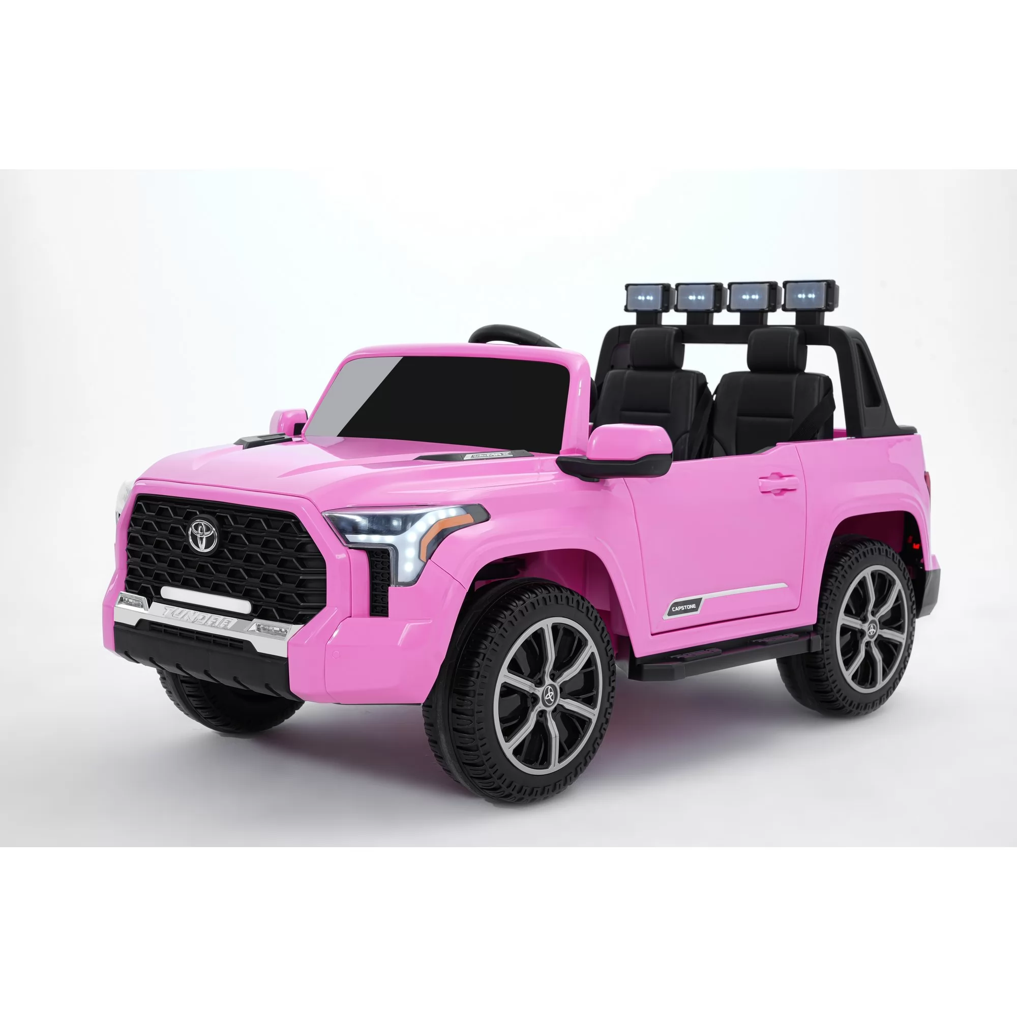 Toyota Tundra 12V Ride-On Truck for Kids | Two Seats, Light Bar, 2.4G Remote