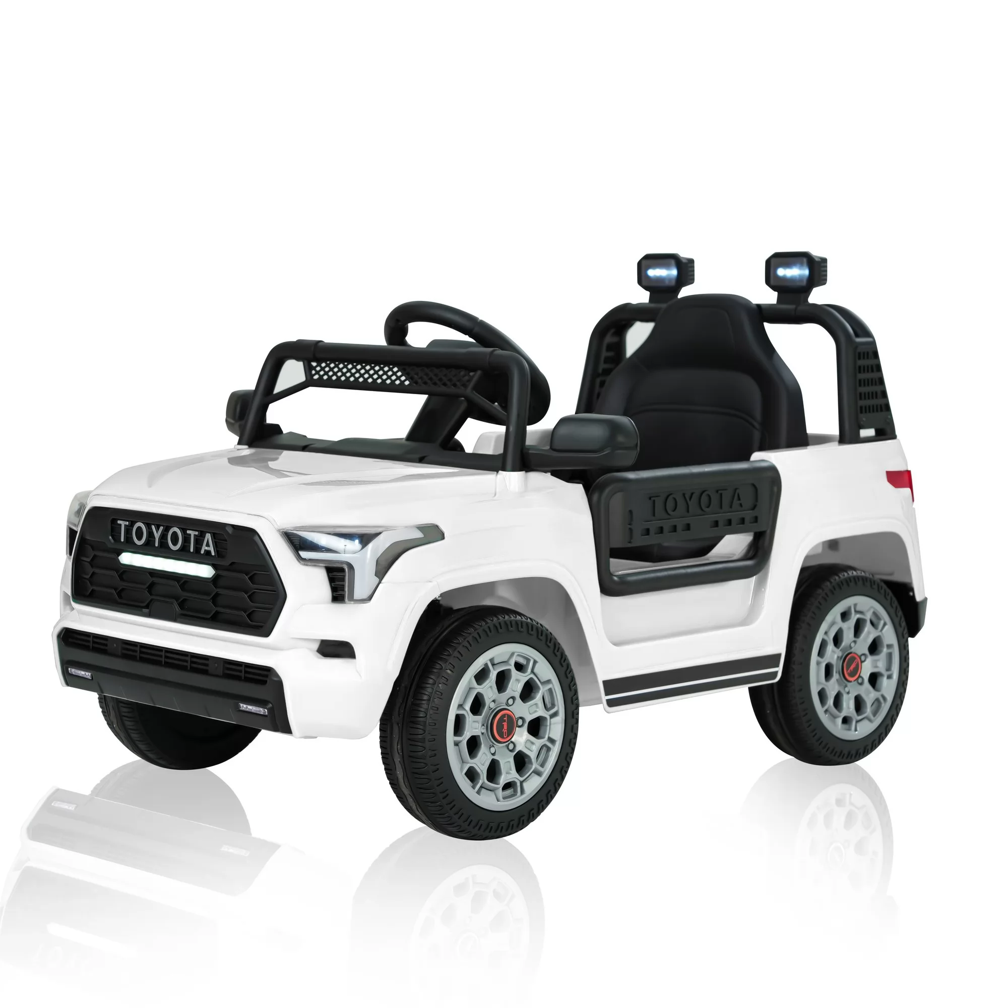 Toyota Sequoia TRD 12V Ride-On Car for Kids | Roof Lights, USB MP3, 2.4G Remote