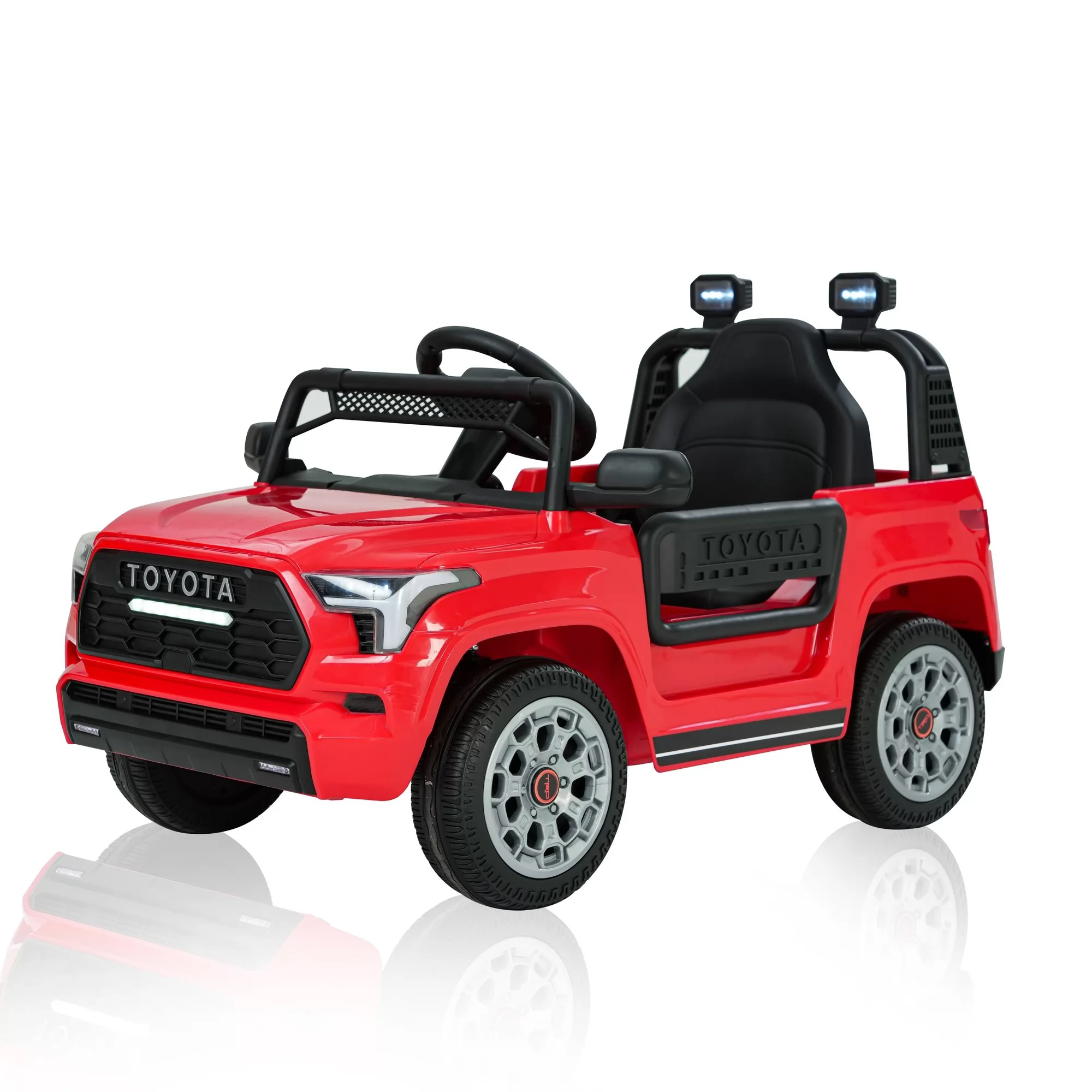 Toyota Sequoia TRD 12V Ride-On Car for Kids | Roof Lights, USB MP3, 2.4G Remote