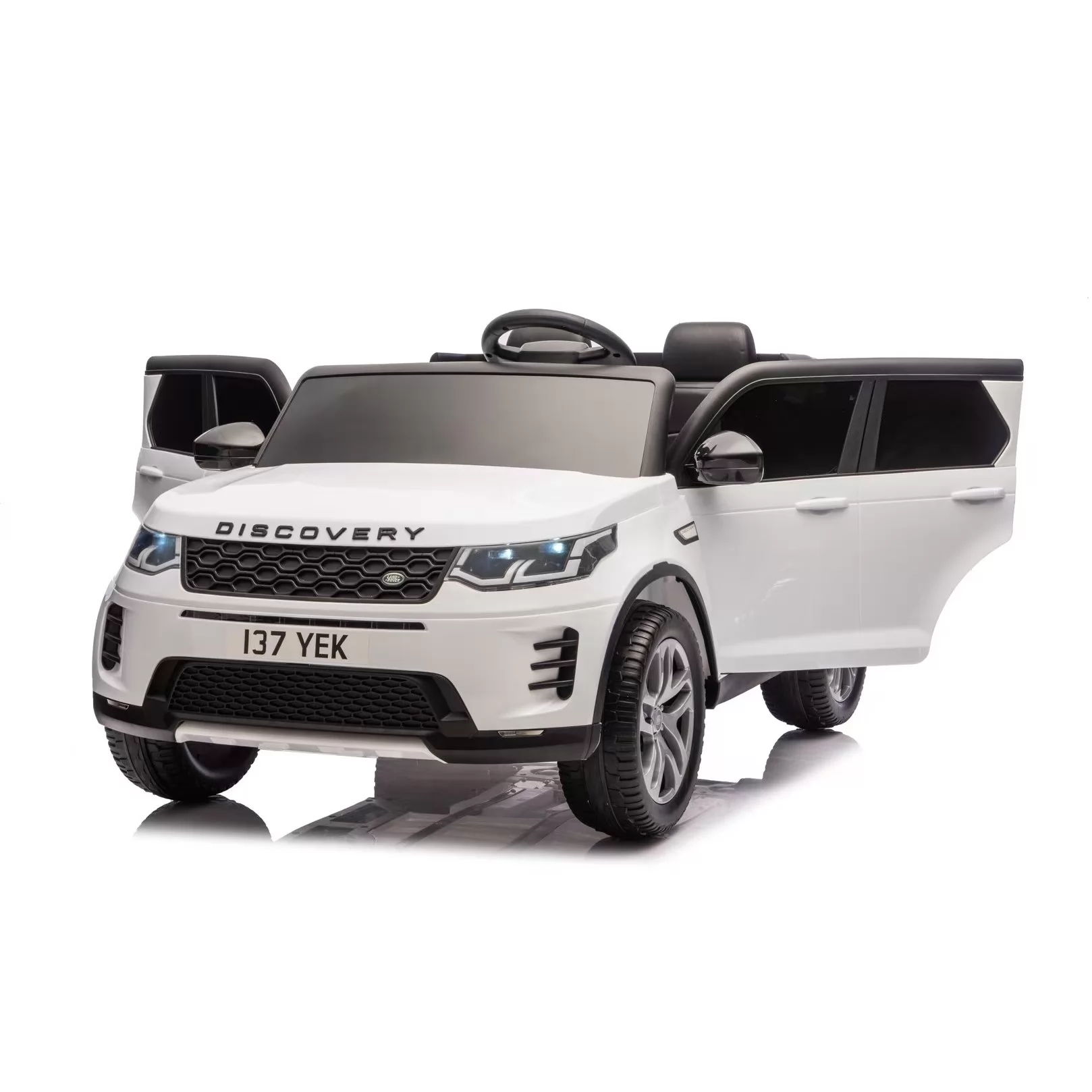 Official Licensed Land Rover Discovery Sport Kids Ride-On Car 114cm 12V/24V with Four-Wheel Suspension & 2.4G Bluetooth Remote