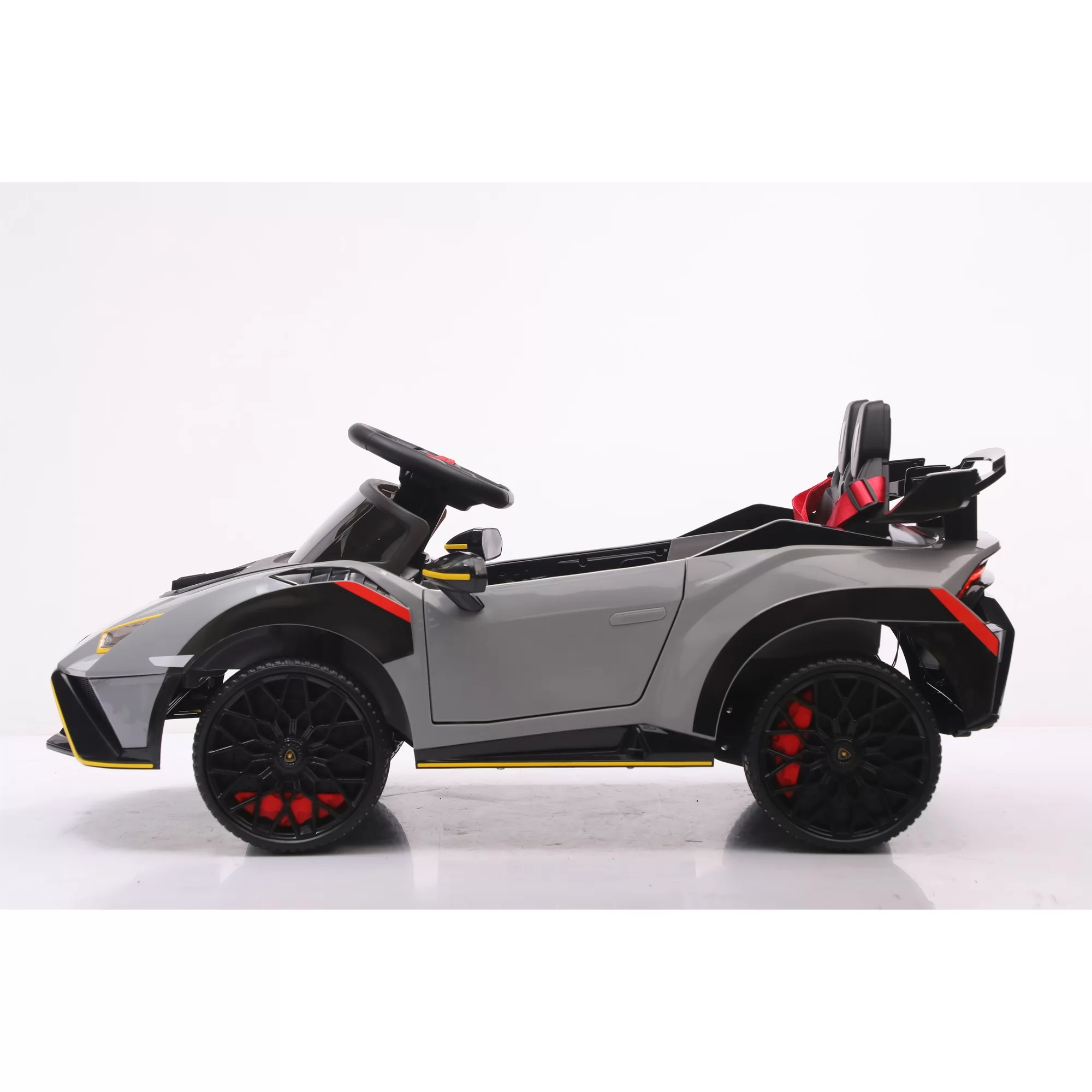 Official Licensed Lamborghini Huracan STJ Kids Ride-On Car 6V/12V Roadster with Swing Mode, APP Control and 2.4G Remote