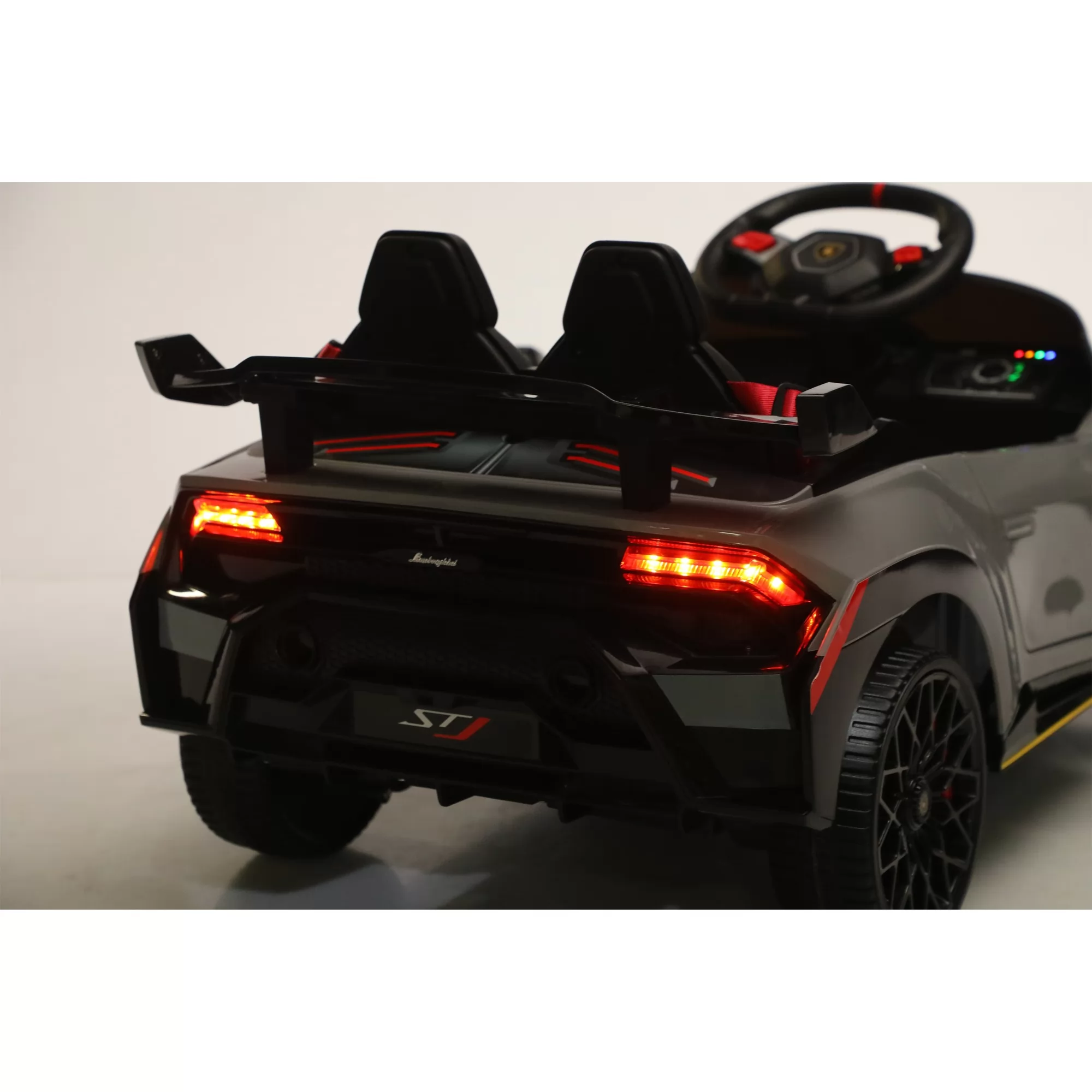 Official Licensed Lamborghini Huracan STJ Kids Ride-On Car 6V/12V Roadster with Swing Mode, APP Control and 2.4G Remote
