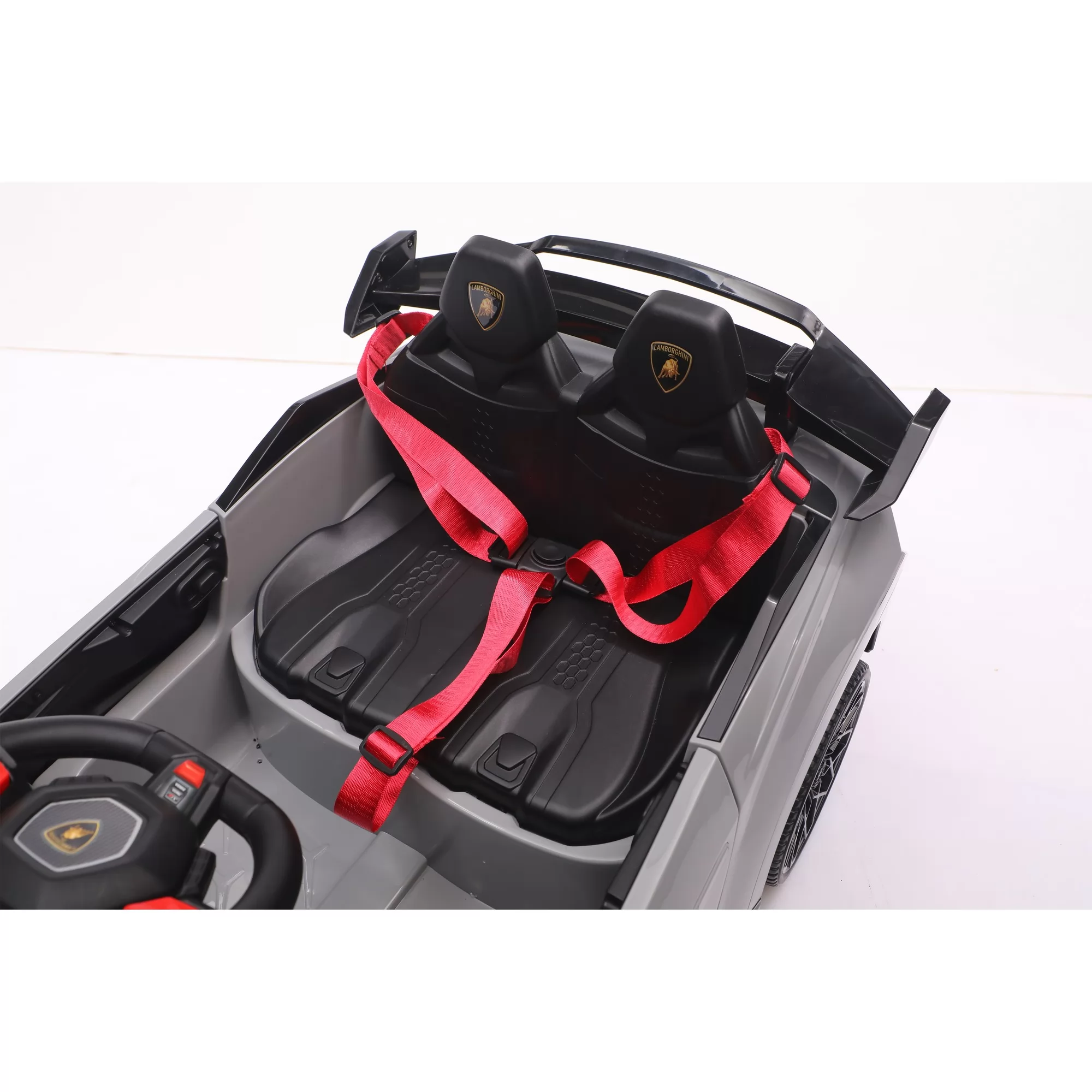 Official Licensed Lamborghini Huracan STJ Kids Ride-On Car 6V/12V Roadster with Swing Mode, APP Control and 2.4G Remote