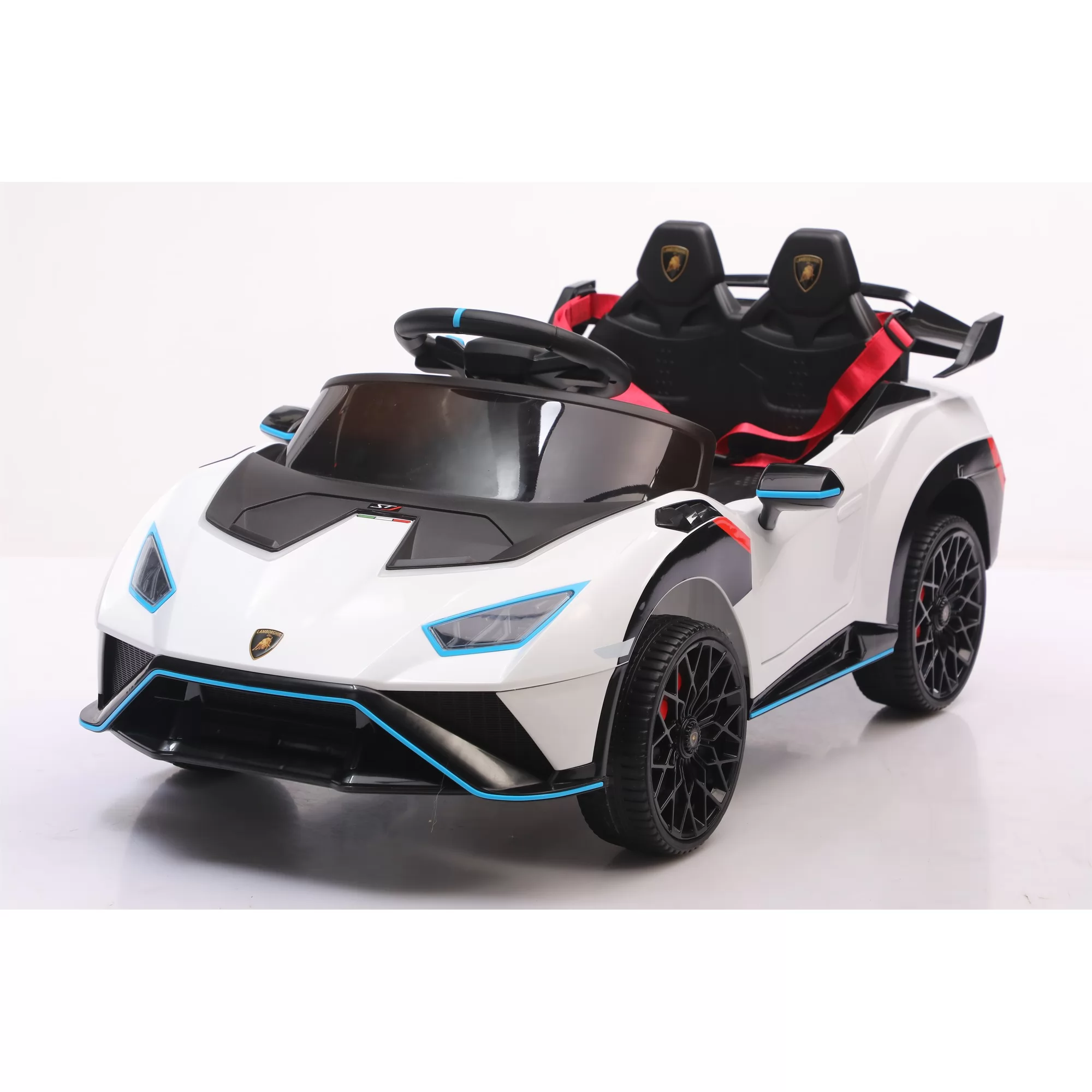 Official Licensed Lamborghini Huracan STJ Kids Ride-On Car 6V/12V Roadster with Swing Mode, APP Control and 2.4G Remote