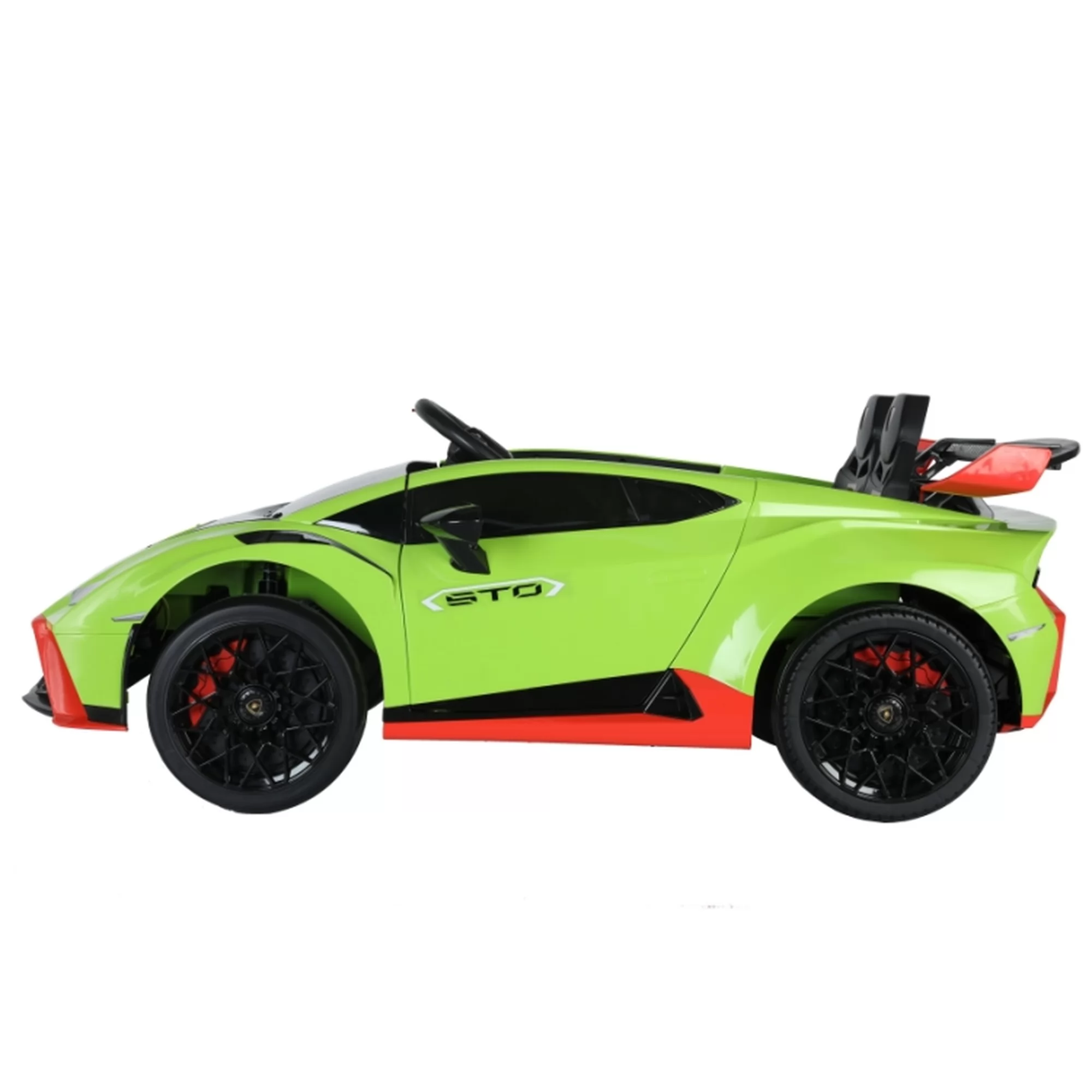Official Licensed Lamborghini Huracan STO Kids Ride-On Car 12V 24V Twin Seats with Drift Function and 2.4G Remote