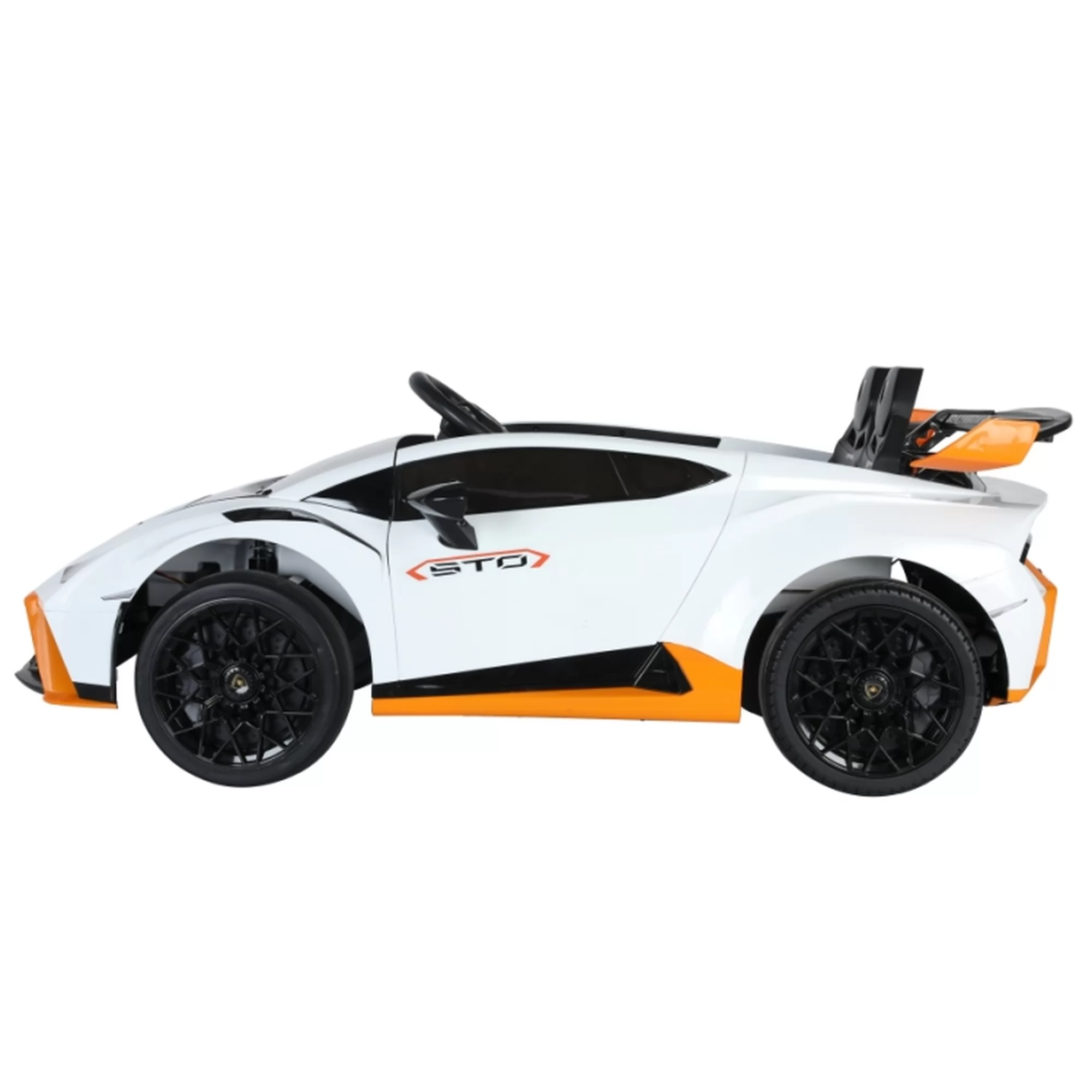Official Licensed Lamborghini Huracan STO Kids Ride-On Car 12V 24V Twin Seats with Drift Function and 2.4G Remote