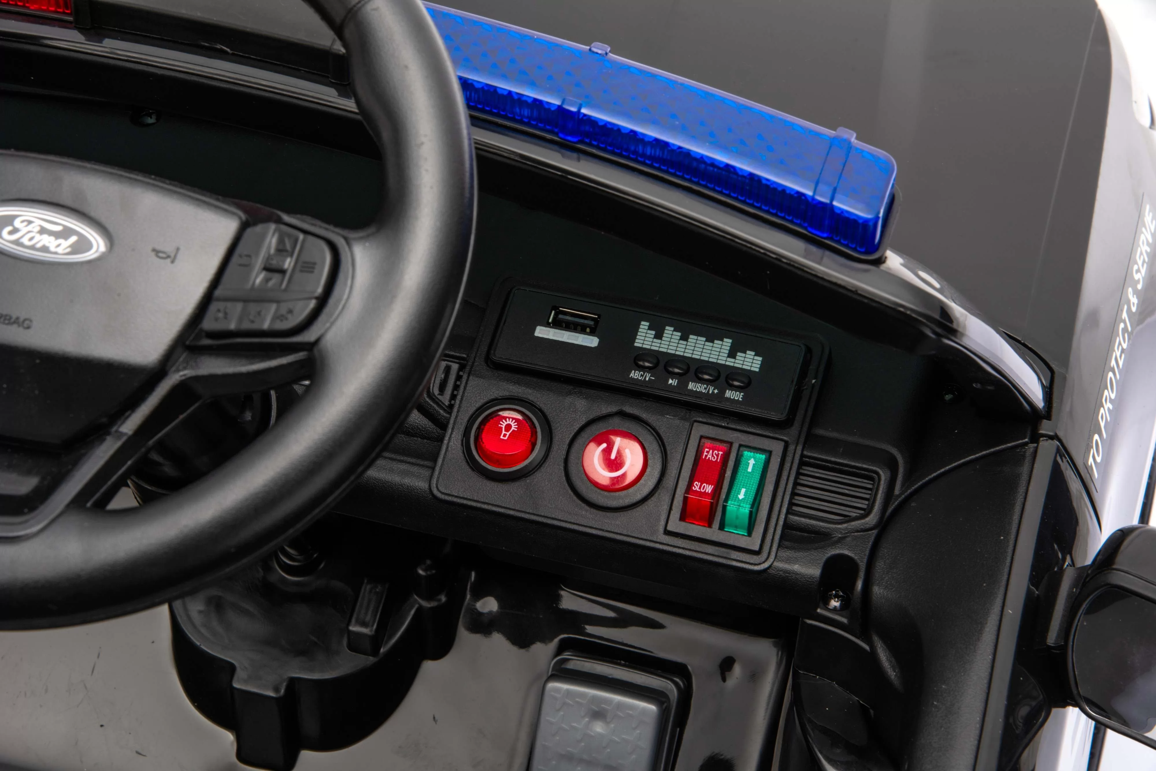 Ford Police Interceptor Licensed Kids Ride-On Car CL-SHJ62603