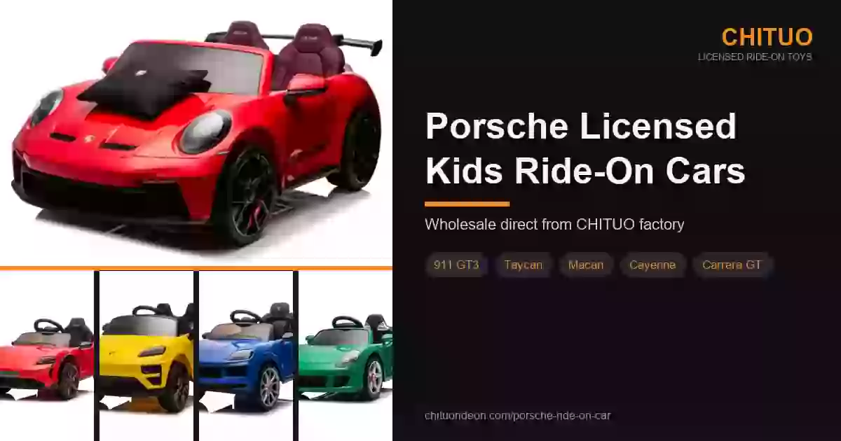 Porsche Licensed Kids Ride-On Cars